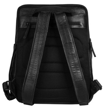 Spikes & Sparrow Laptoprucksack, echt Leder