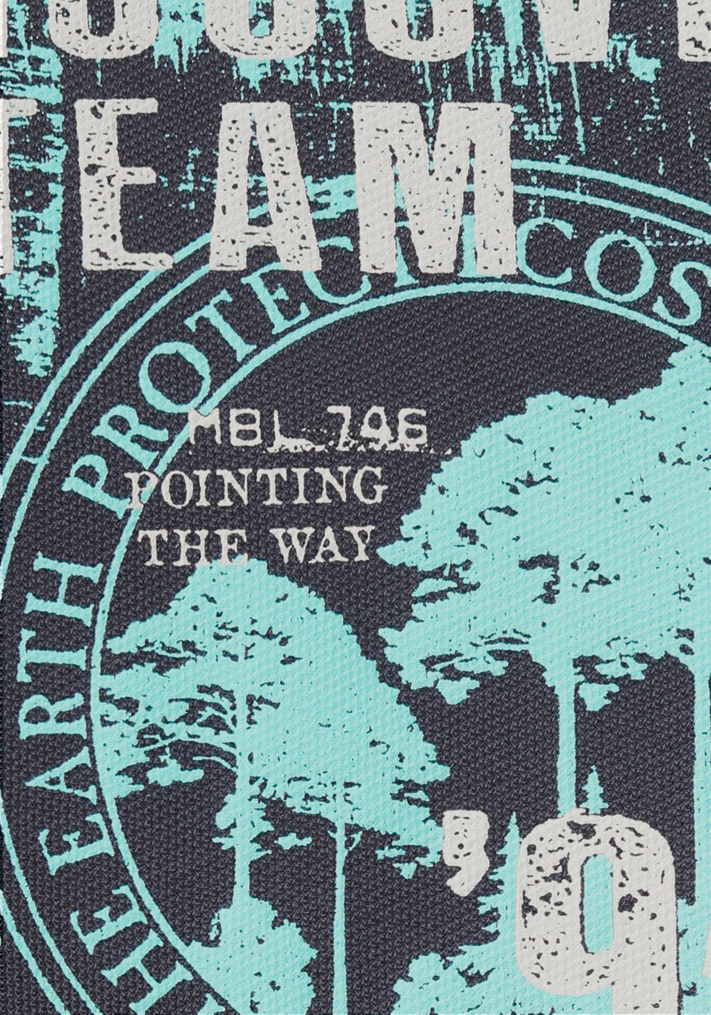 Man's World Poloshirt Kurzarm, lässige Passform, mit trendigem Print, Polokragen