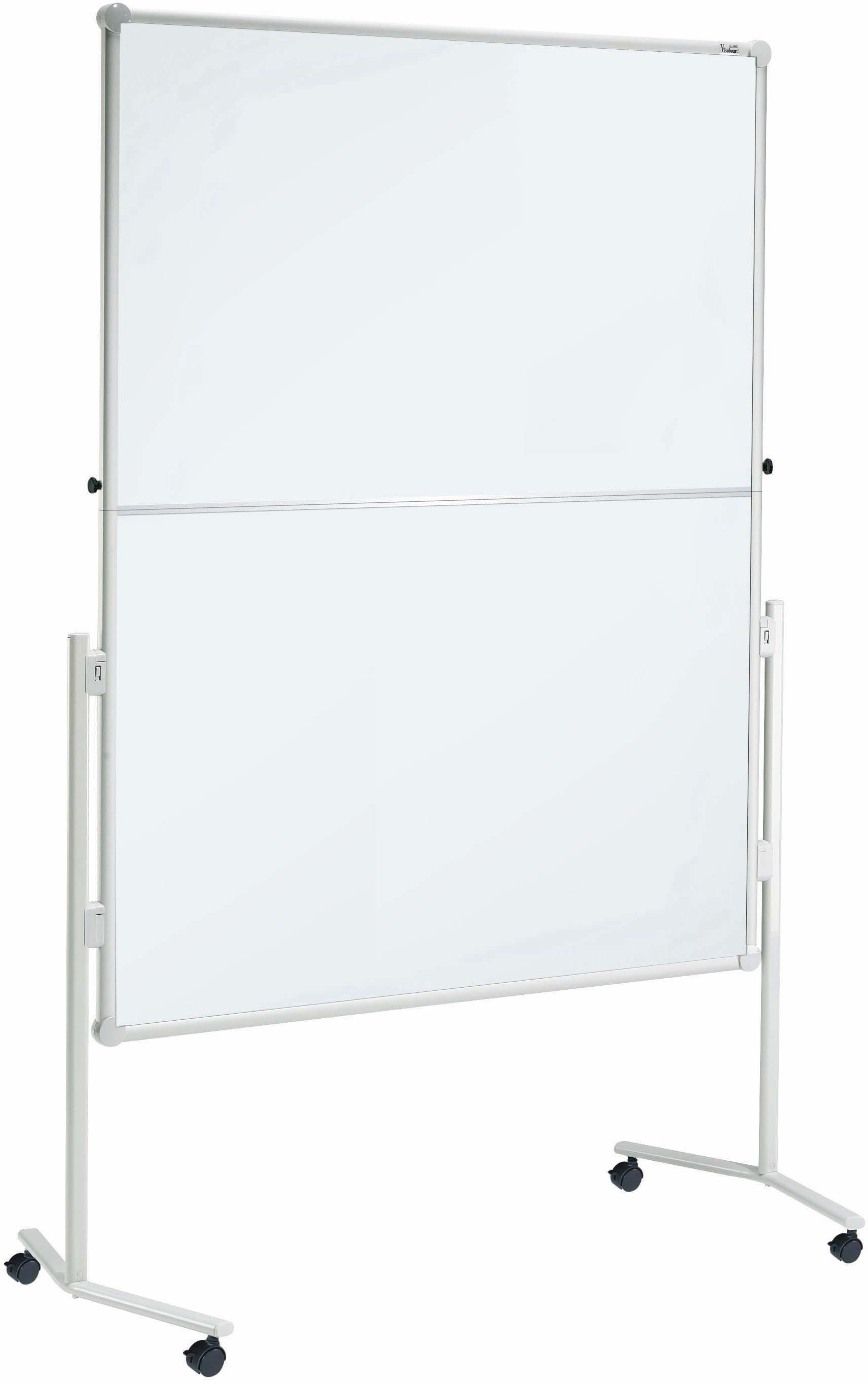 MAUL Standtafel Moderationstafel professionell 150x120cm Textil/Whiteboard