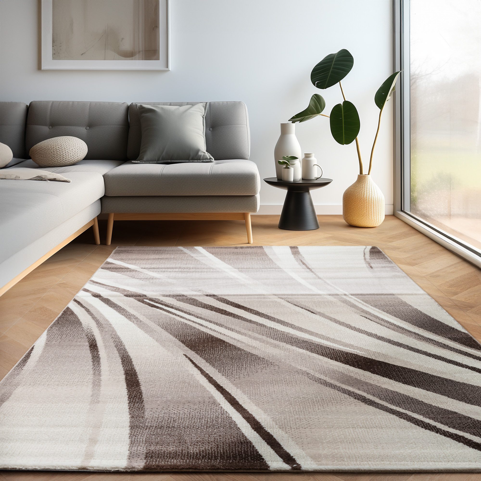 Carpettex Designteppich Abstrakt Wellen Design, Läufer, günstig online kaufen