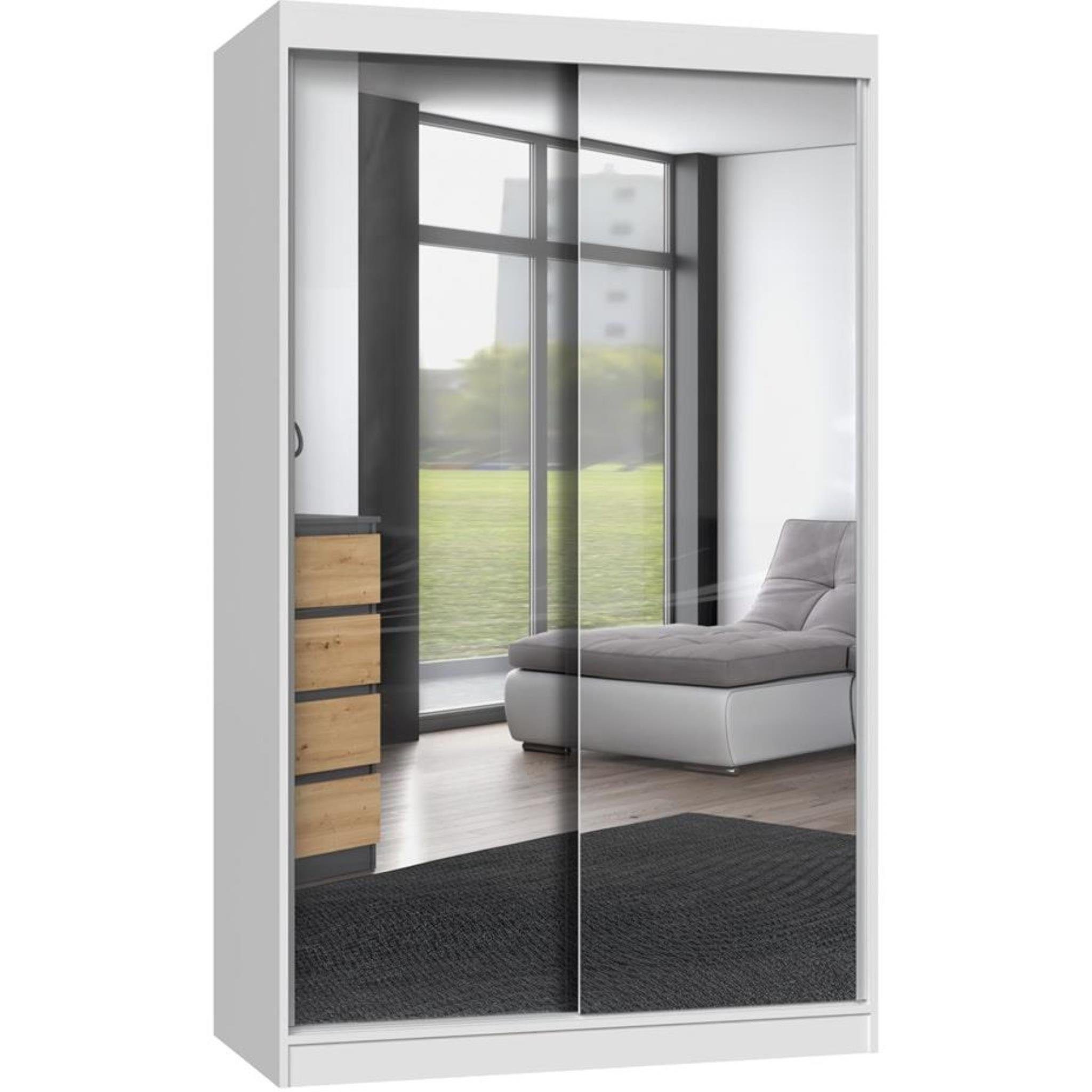 Beautysofa Schiebetürenschrank Luxury (Spiegelschrank mit 2 günstig online kaufen