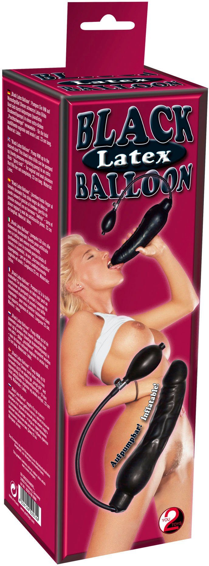 Black You2Toys Balloon Dildo Latex