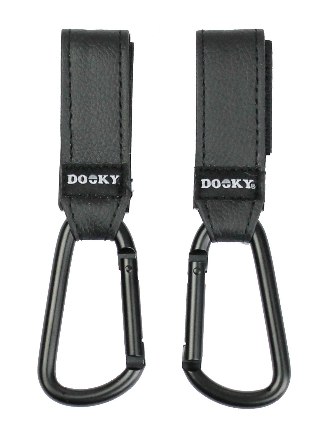 Dooky Kinderwagen-Tasche Dooky, Buggy-Haken Klein 2er-Set Schwarz, Kinderwagen Haken (2-tlg)
