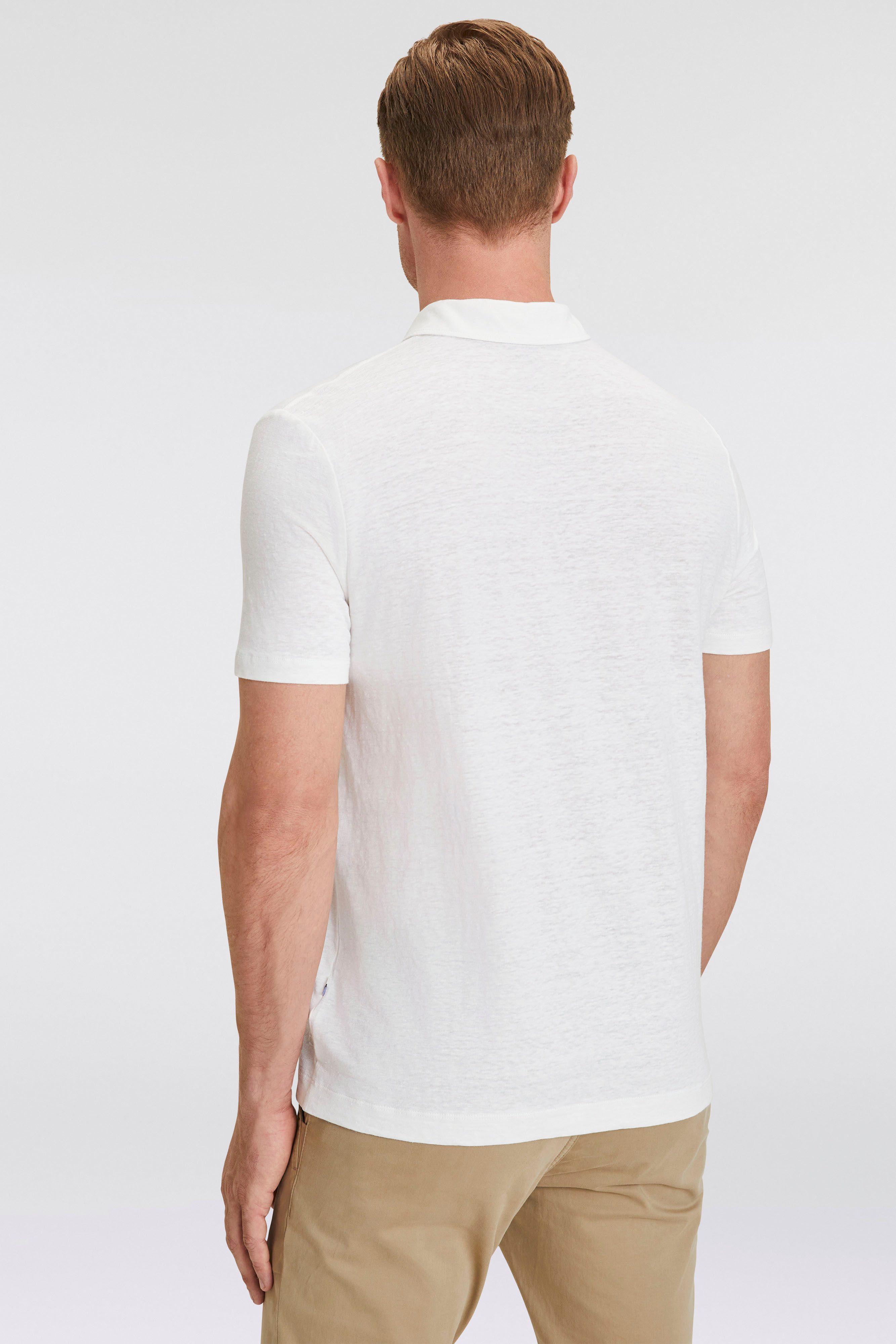OLYMP Poloshirt Casual aus Leinenmischung günstig online kaufen