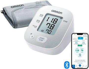 Omron Blutdruckmessgerät X2 Basic, klinisch validierte Genauigkeit mit nur einem Knopfdruck