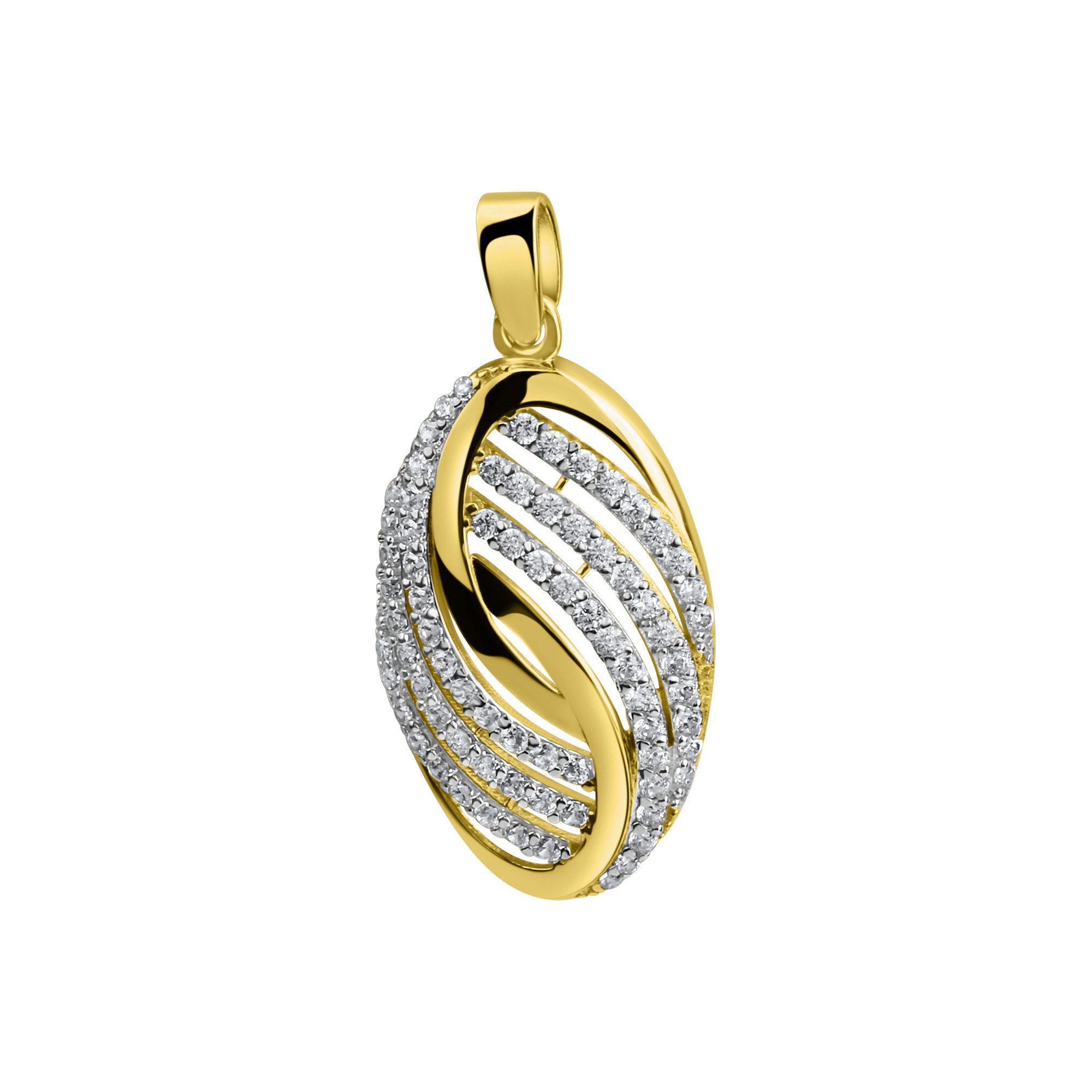 Fascination by Ellen K. Кулоны 585/- Gelbgold bicolor Zirkonia