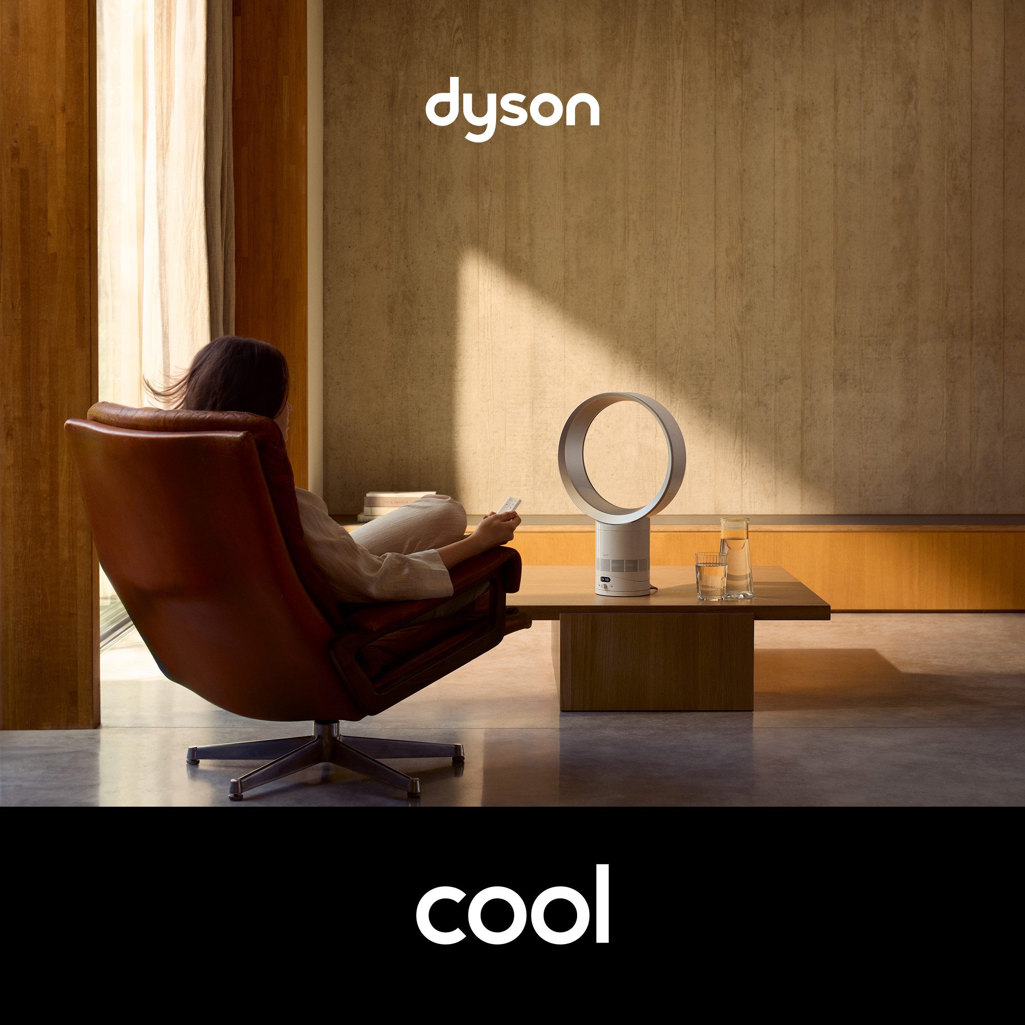 DYSON Tischventilator Cool CF1, kraftvoll, leise, energiesparend, mit Sleep-Timer und magnetischer Fernbedienung