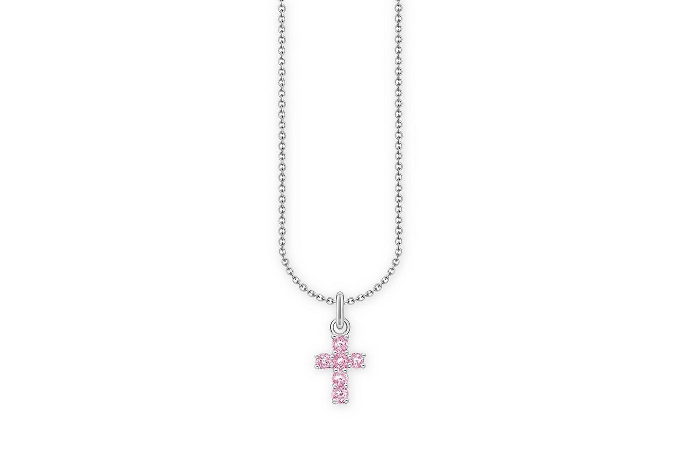 THOMAS SABO Kette mit Anhänger mit rosa... THOMAS SABO Kette mit Anhänger mit rosa...