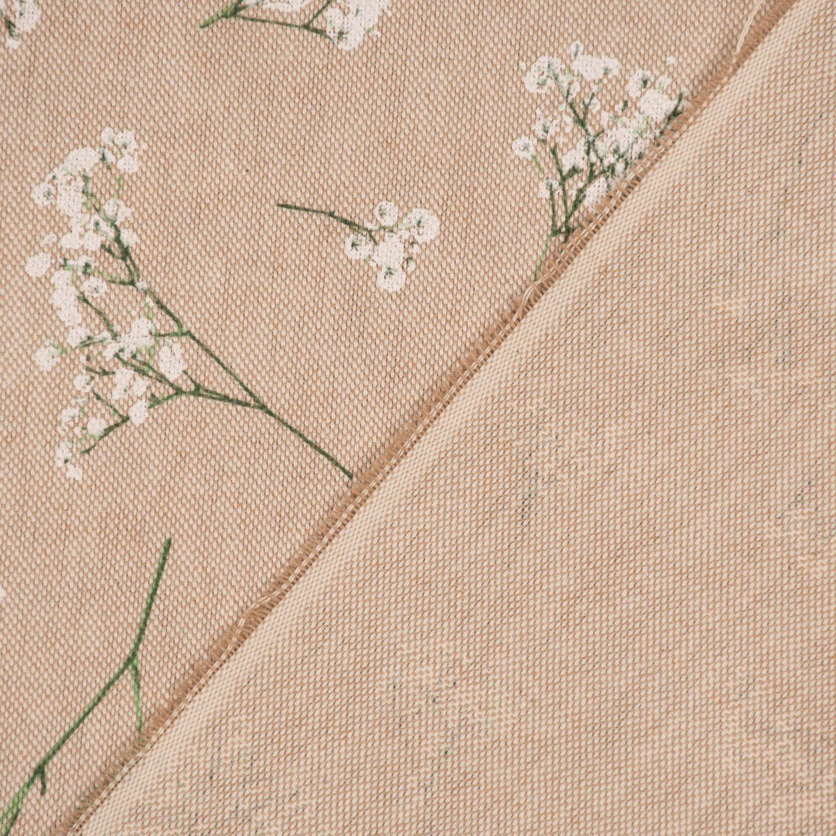 SCHÖNER LEBEN. Tischdecke SCHÖNER LEBEN. Tischdecke Florist Elegant Schleierkraut natur weiß, handmade