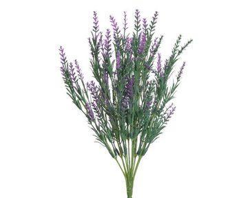 Kunstzweig, Decoris season decorations, Kunstblumen Lavendel Zweig 43cm lila / violett 1 Stück sortiert