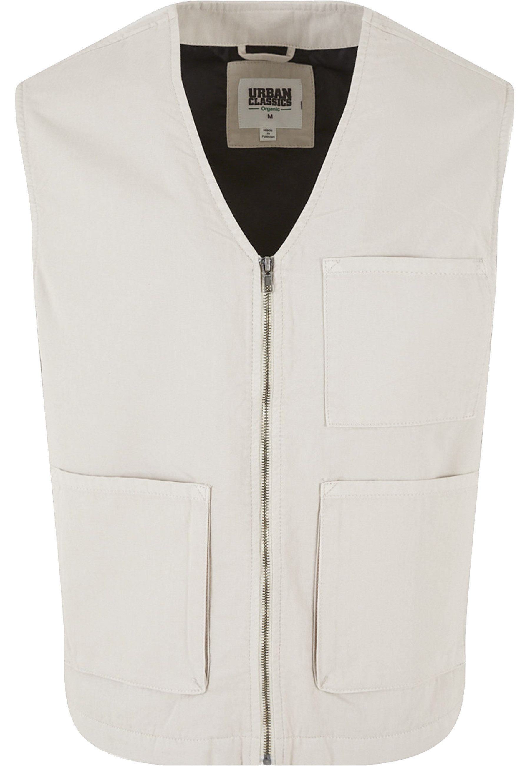 URBAN CLASSICS Steppweste Urban Classics Herren Organic Cotton Vest (1-tlg)