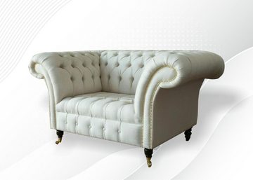 JVmoebel Chesterfield-Sofa, Chesterfield Sessel 1,5 Sitzer Sessel Design
