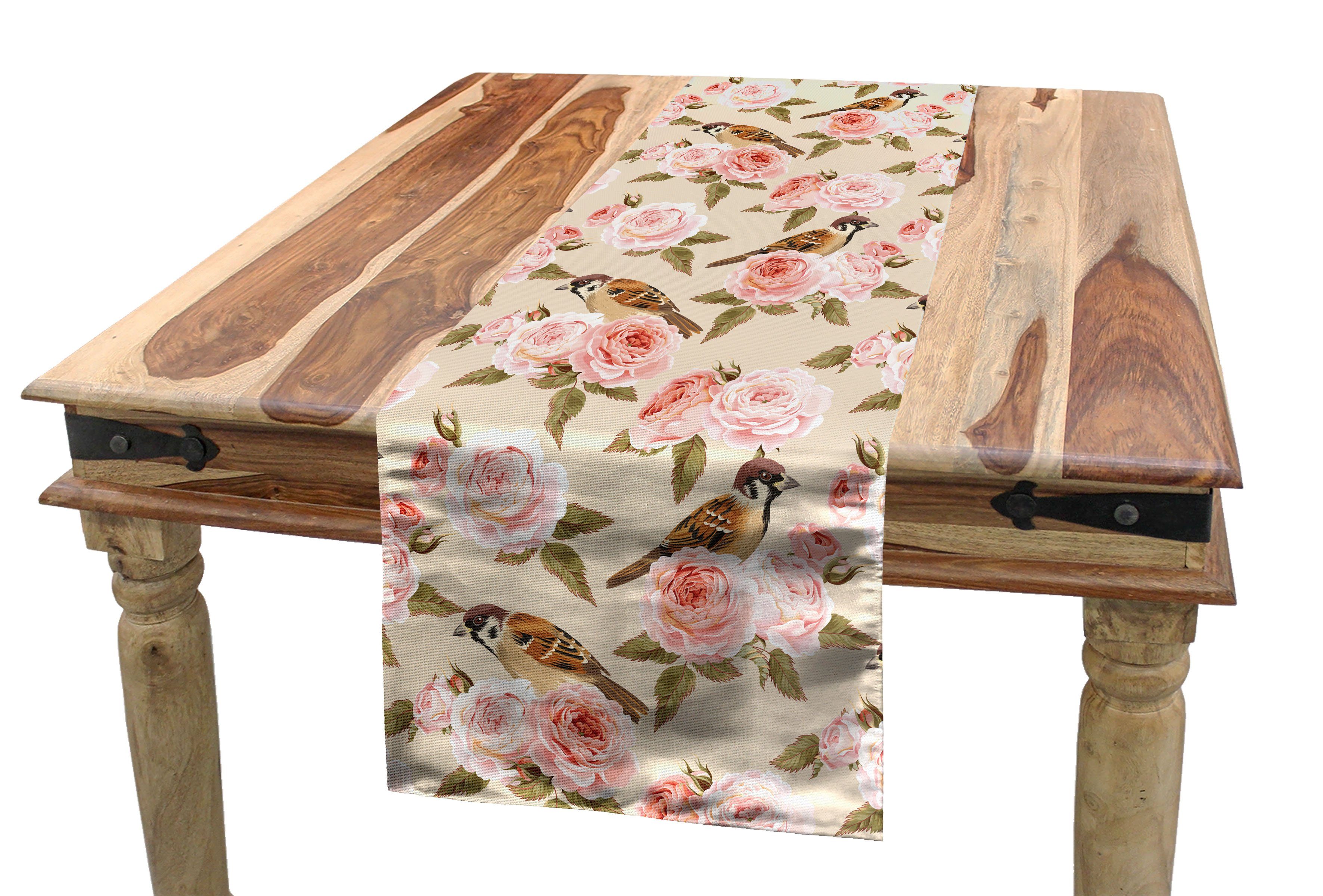 Esszimmer Blumen Stil Tischläufer Rechteckiger Küche Blumen Tischläufer, Rose Viktorianischen Dekorativer Abakuhaus