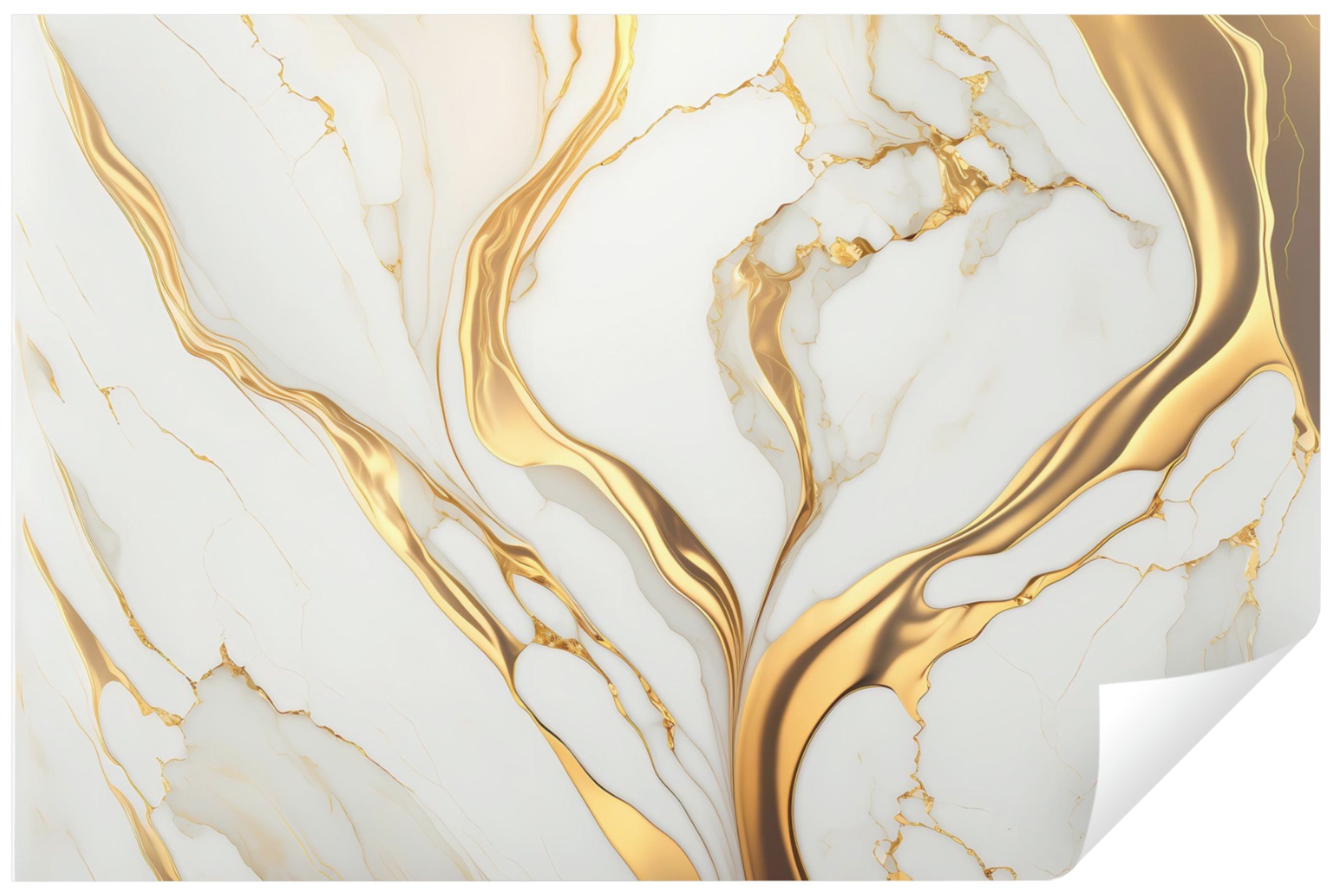 Wallarena Fototapete Marmor Glamour Gold Vlies günstig online kaufen