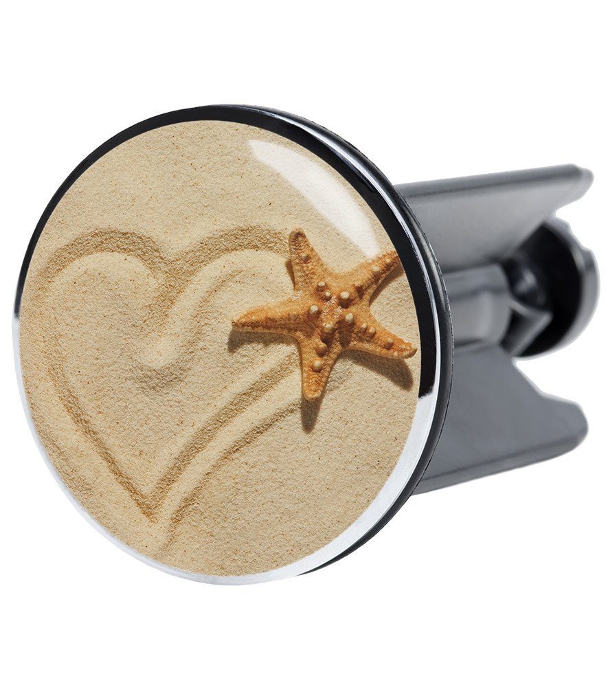 Sanilo Waschbeckenstöpsel Sandy, Ø 4.0 cm, hochwertig, universell, mit Moti günstig online kaufen
