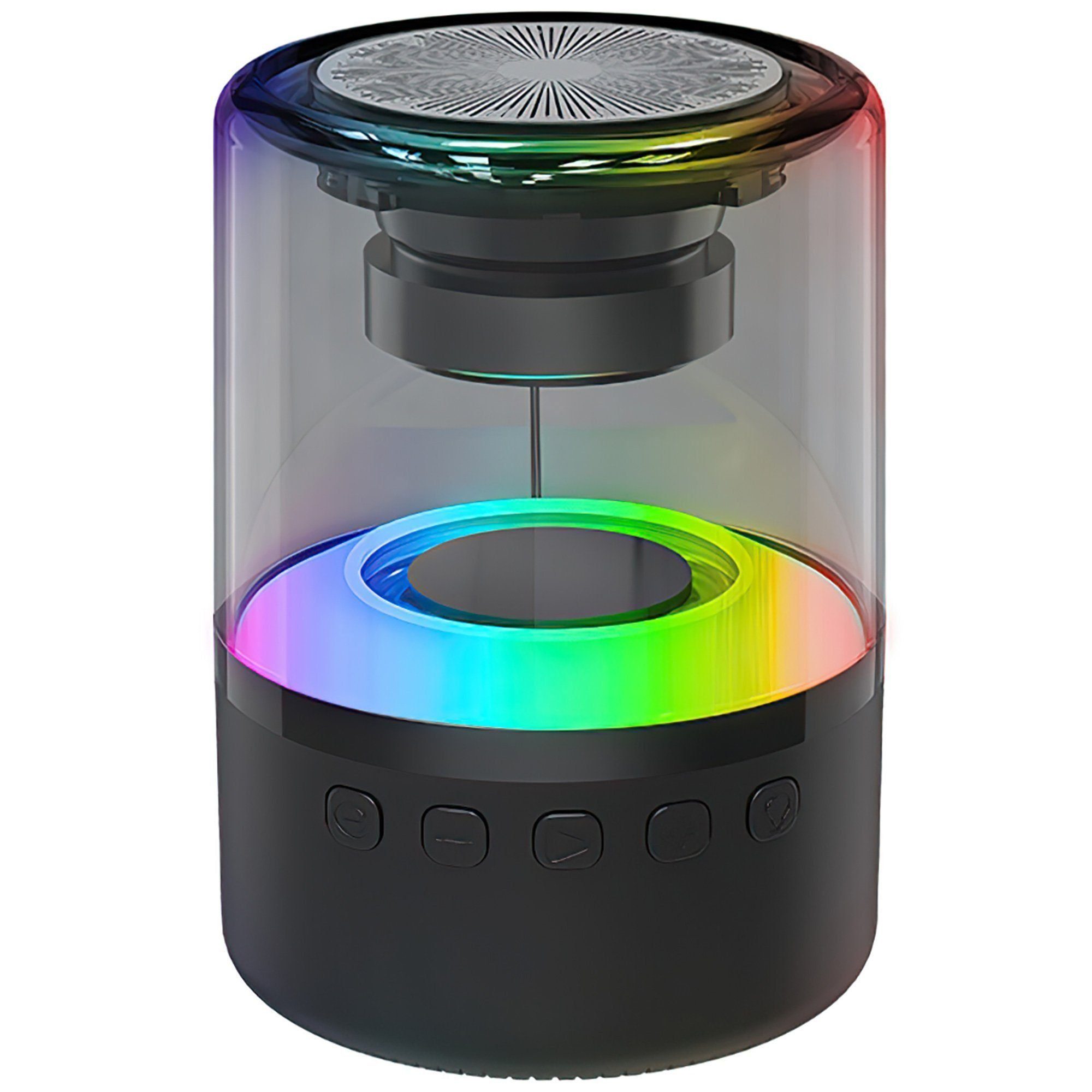 DOPWii Tragbarer drahtloser Lautsprecher, RGB-Farbwechsel, TF-Karte Lautsprecher