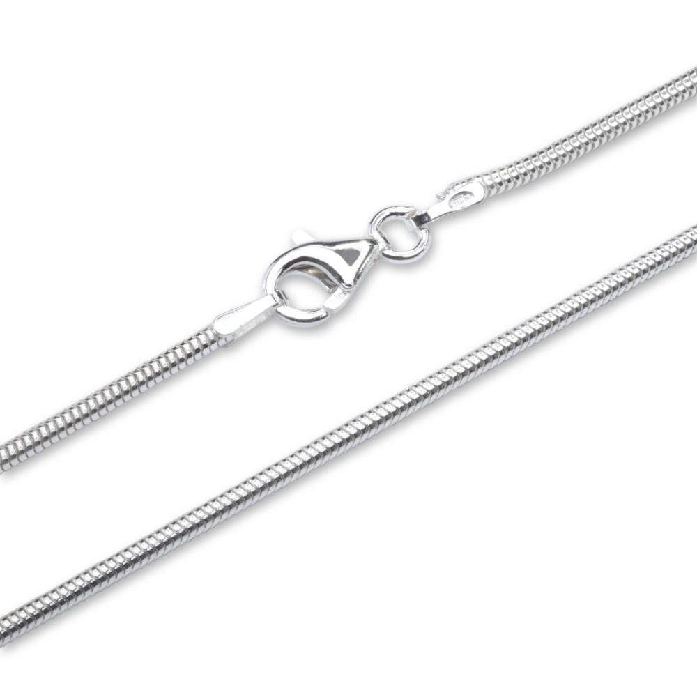 Unique Schlangenkette 925er Silber Damenkette 1,6 mm Snake Chain SC0016