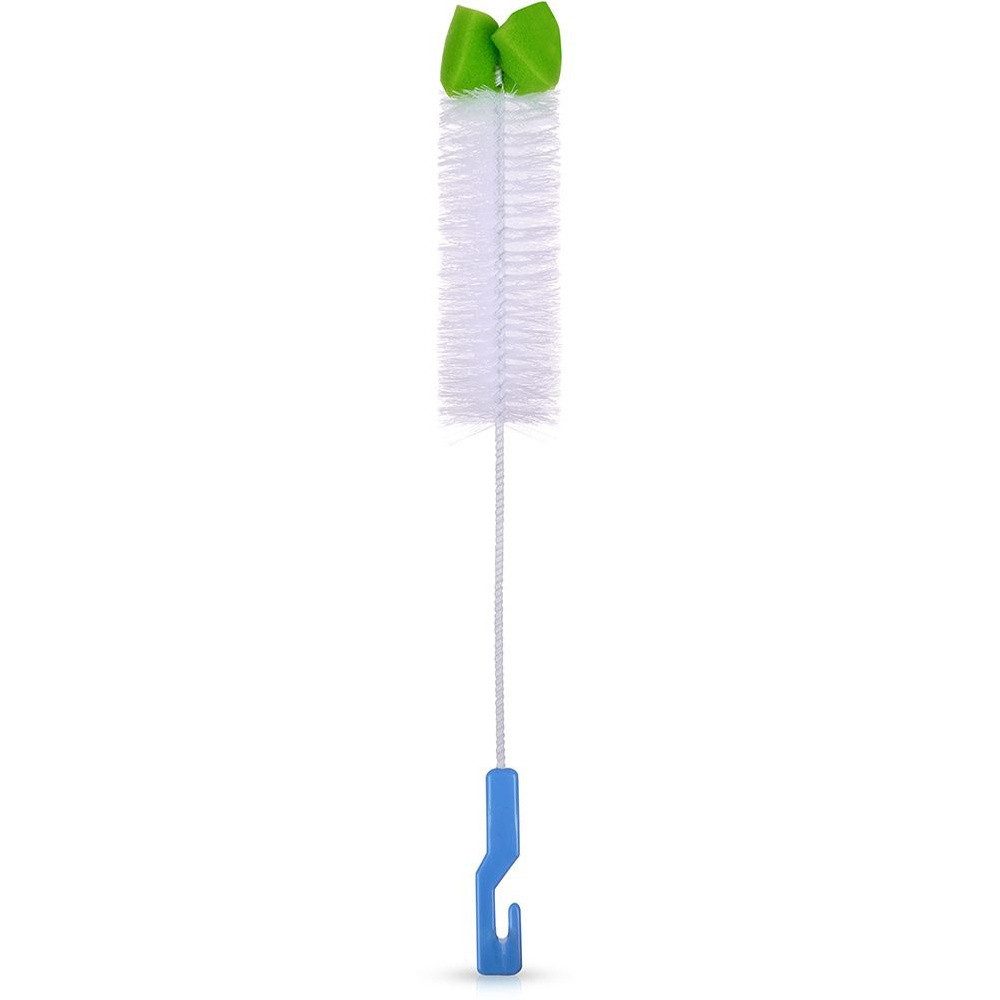 Orion Group Reinigungsbürste 41 cm lang mit Schwammaufsatz und Aufhängehaken, Flaschen,Vasen,Karaffen,Babyflaschen, (1-tlg), rund, mit Aufhängehaken