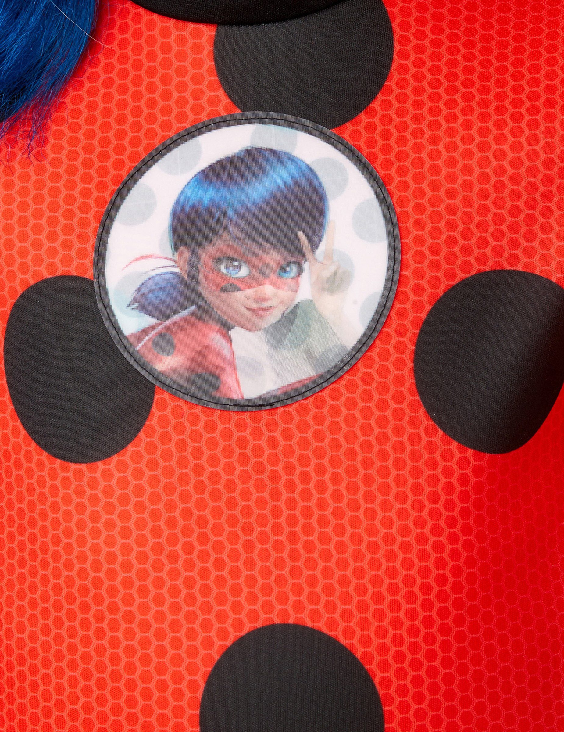 Rubie´s Kostüm Ladybug-Kostüm für Kinder Overall mit Maske rot-schwarz