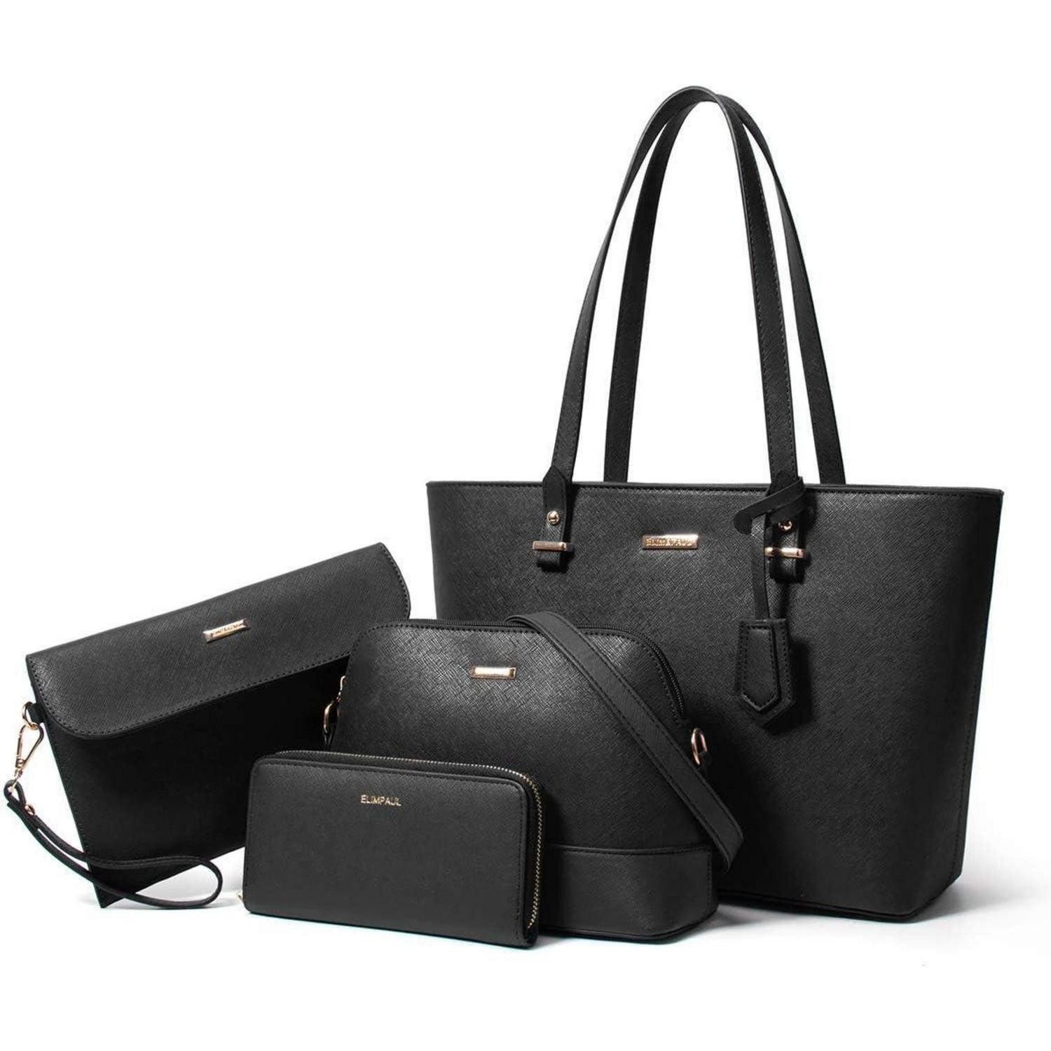 Handtasche Damen Handtasche Tote Shopper Schultertasche Umhängetasche Set