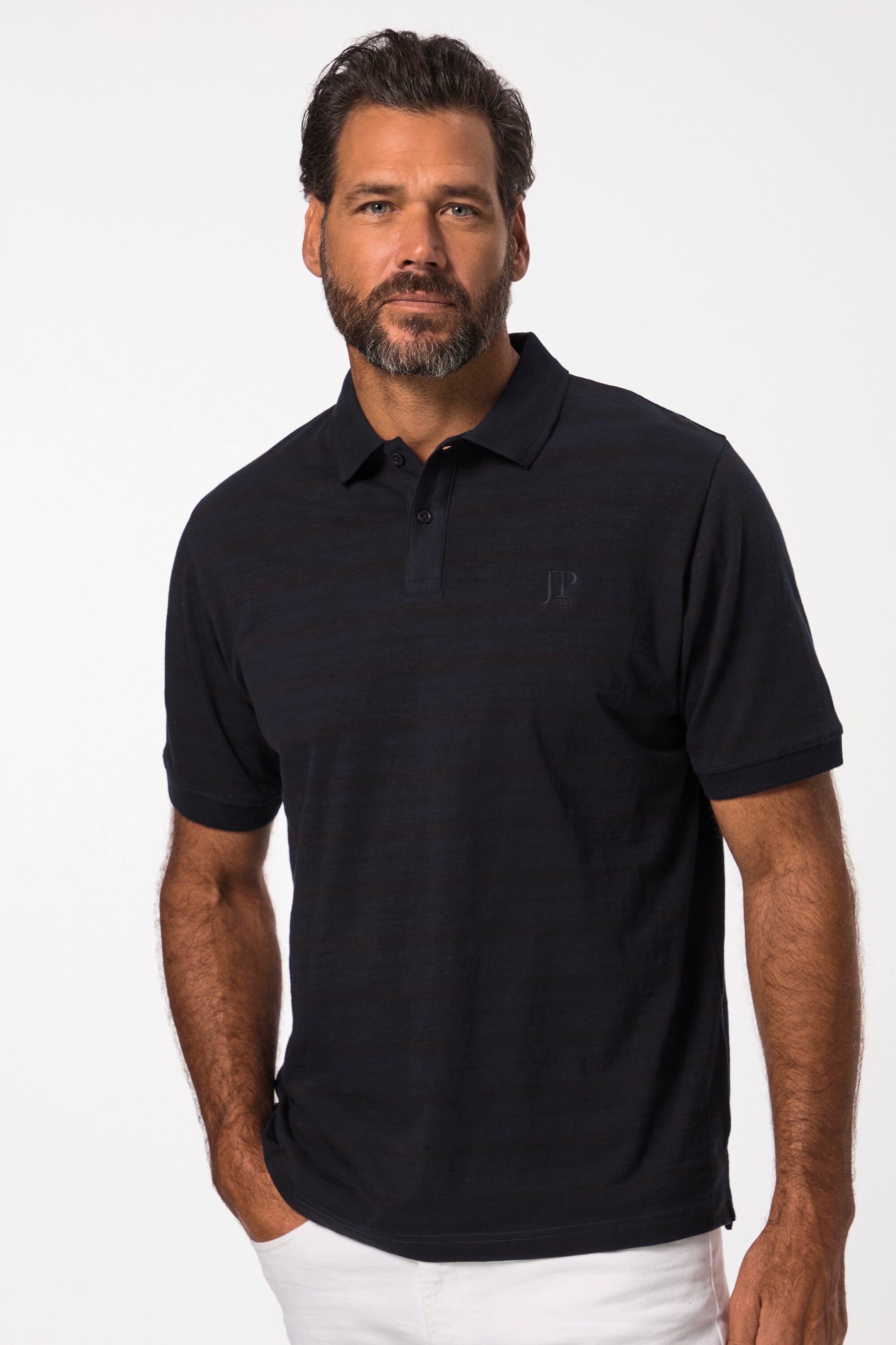 JP1880 Poloshirt Poloshirt Halbarm Jersey Ringel günstig online kaufen