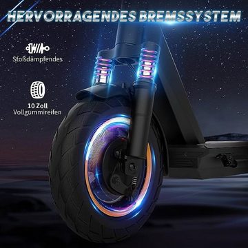 RCB TECH E-Scooter mit Straßenzulassung (ABE), max. 20km/h, bequeme Stoßdämpfung, faltbar, 20,00 km/h, (1 tlg), mit Straßenzulassung