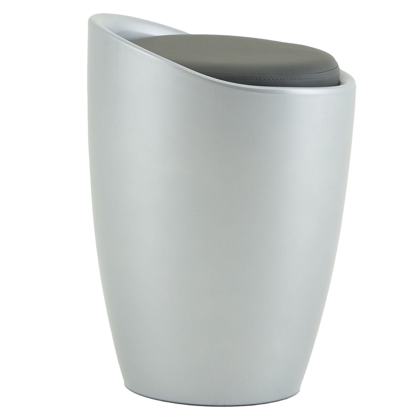IDIMEX Sitzhocker DANIEL, Sitzhocker Stauraumhocker Arbeitshocker Badhocker Hocker mit Stauraum