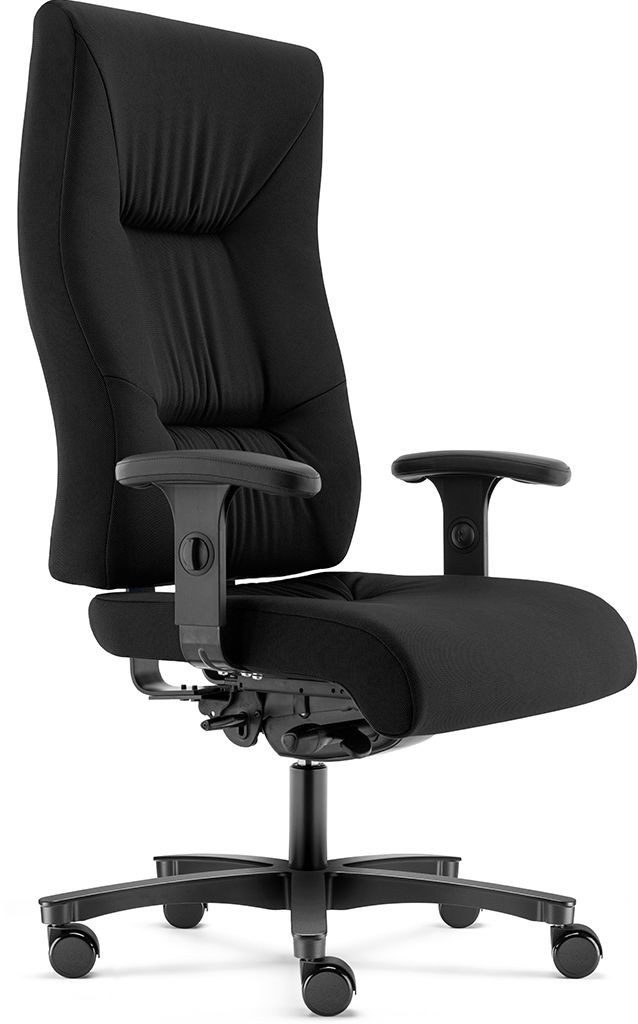 SITWELL STEIFENSAND AG Bürostuhl XXL Wohlfühlsessel bis zu 200kg, ergonomisch gepolsterter Drehstuhl, bis zu 180/200kg belastbar