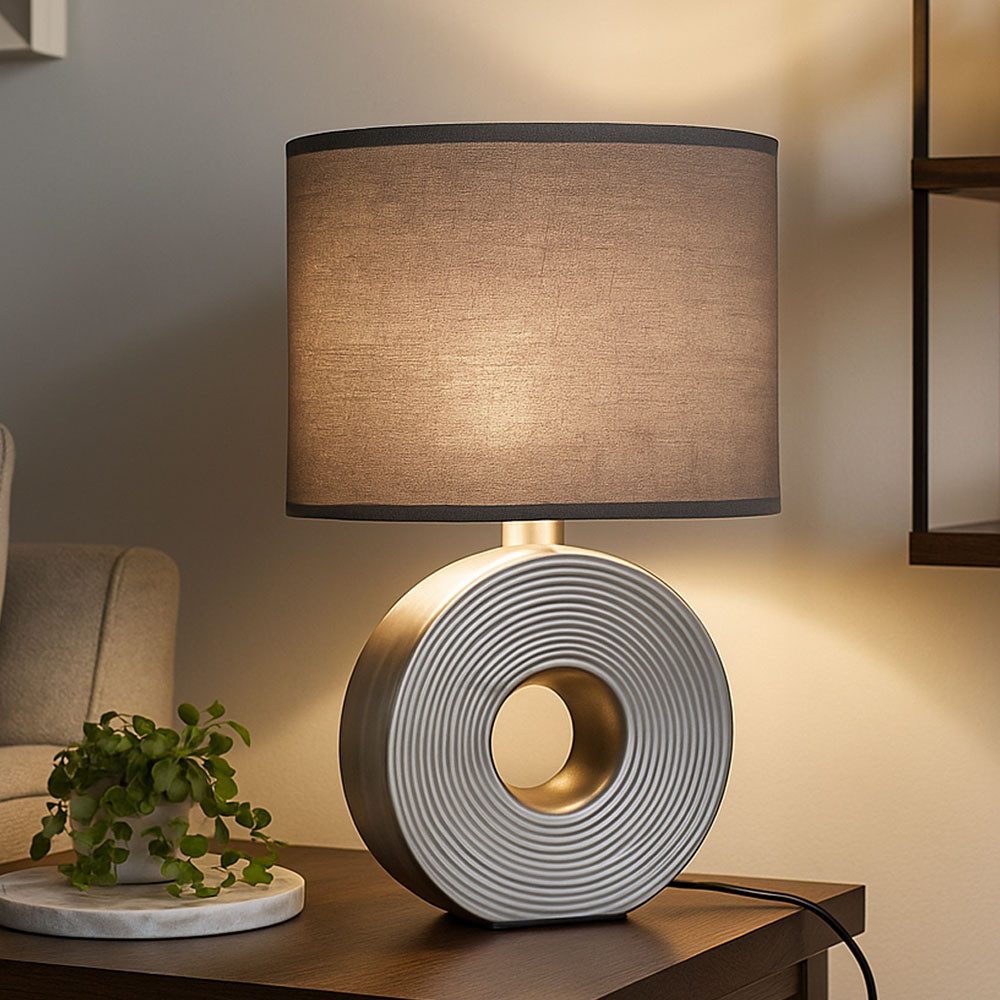 FISCHER & HONSEL Tischleuchte, Leuchtmittel nicht inklusive, Nachttischlamp günstig online kaufen