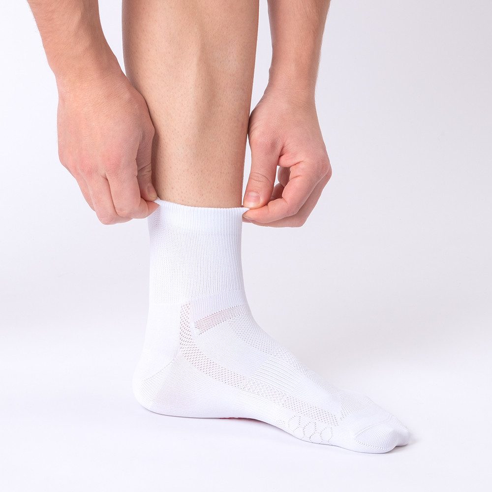 OCCULTO Sportsocken Herren & Damen kurze Rennradsocken 2er Pack (Modell: Thomas) (2-Paar)