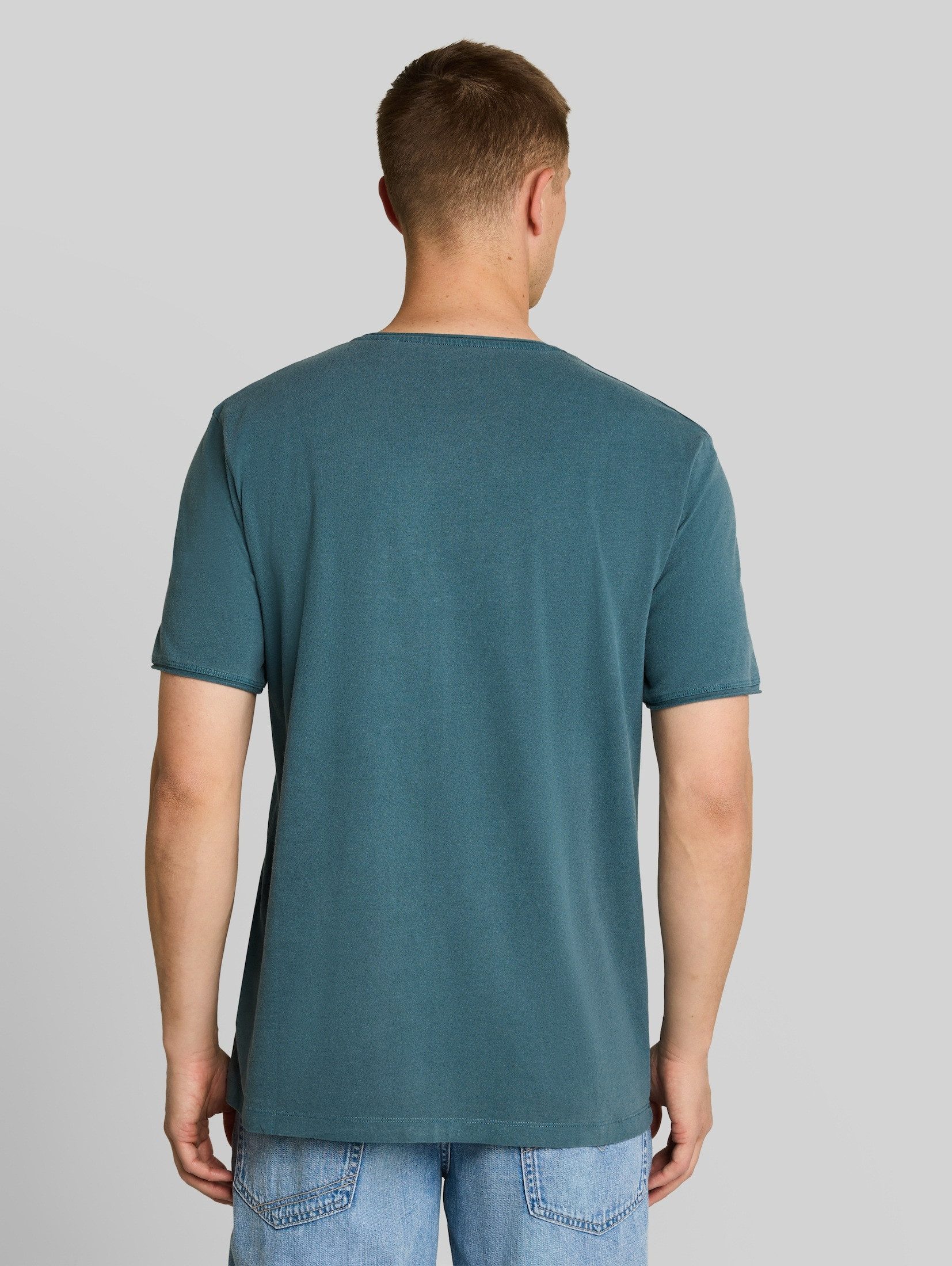 TOM TAILOR Denim T-Shirt T-Shirt T-Shirt im Used-Look