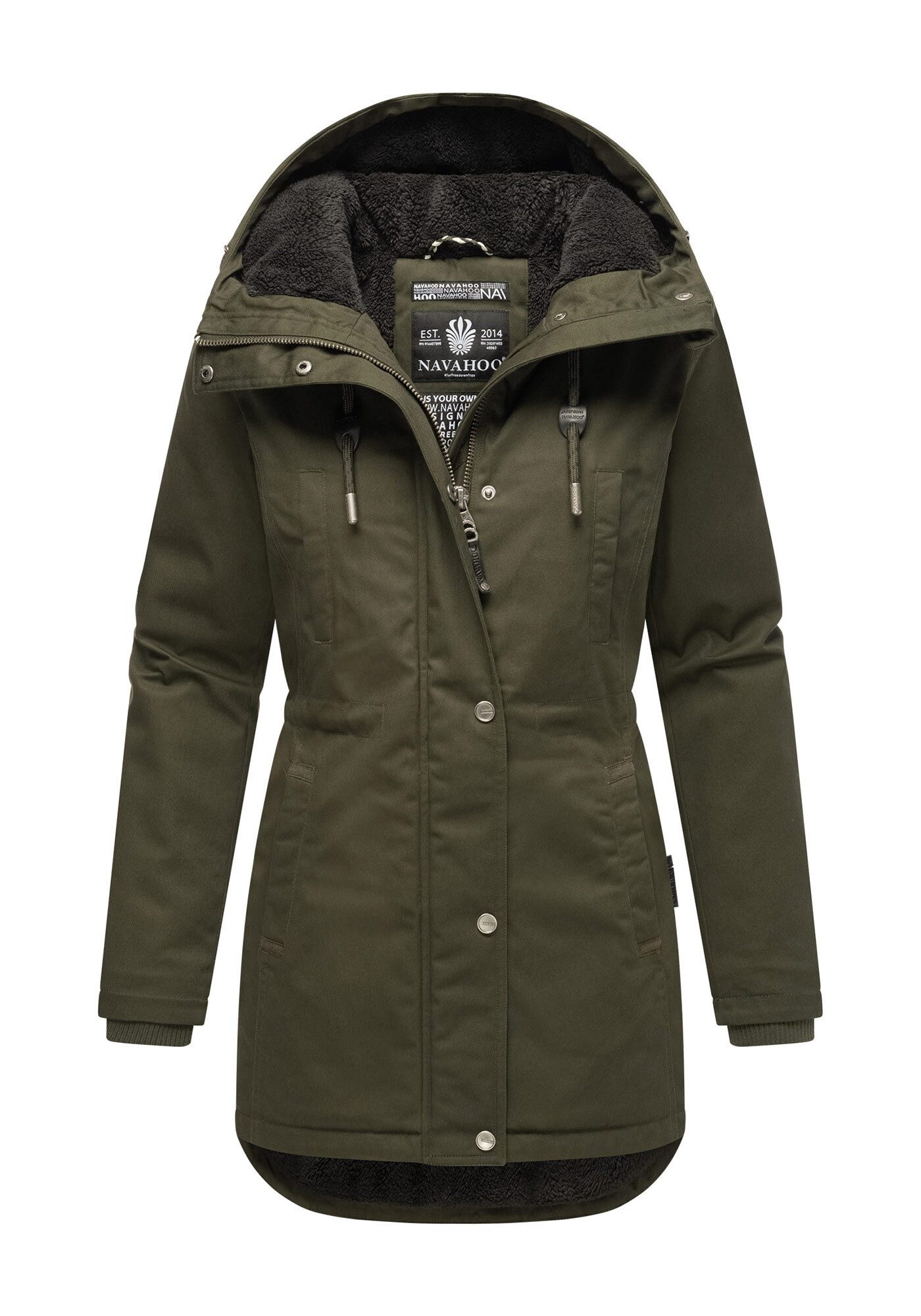 Navahoo Winterjacke Winterfunke Designer Winterjacke mit Teddyfell gefüttert – Bild 4 von 5