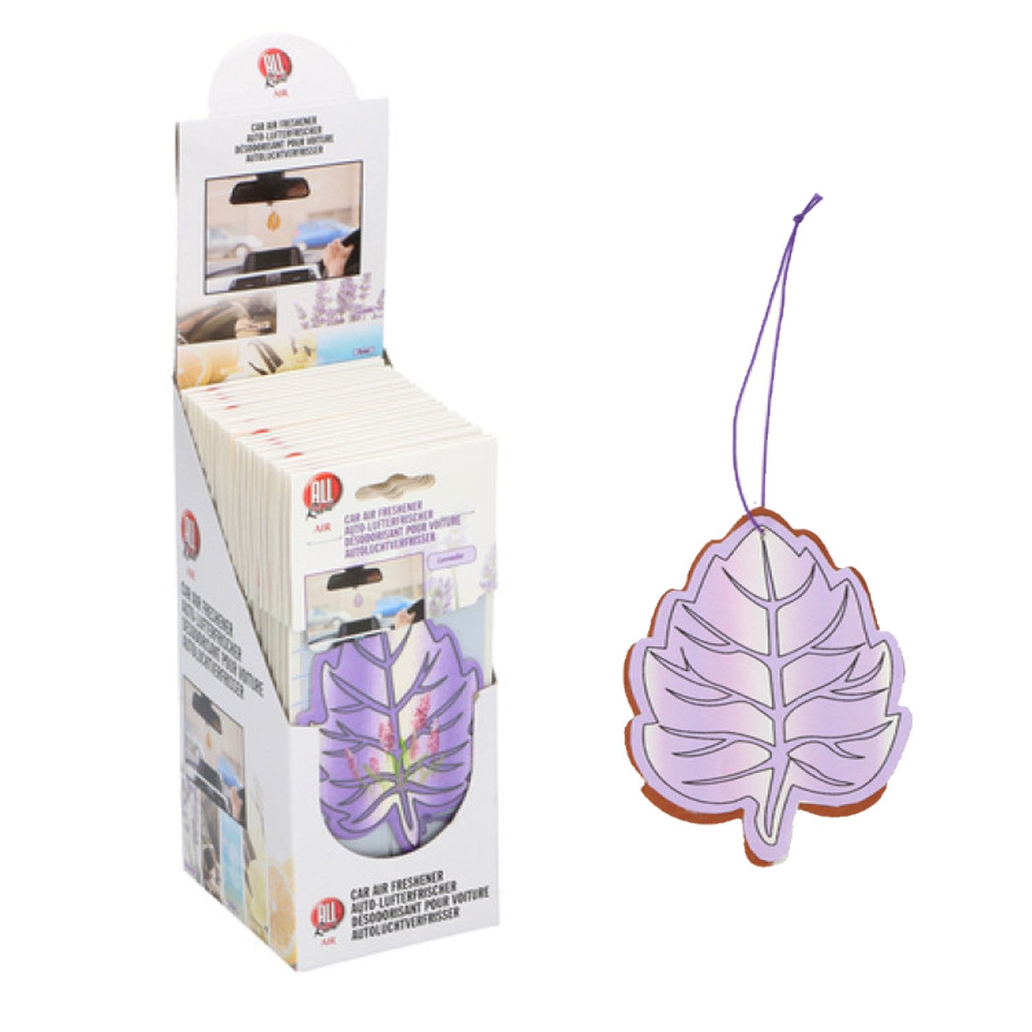 Duftöl 6x Air Freshener Auto Lufterfrischer Auto Duft Duftspender Lavendel