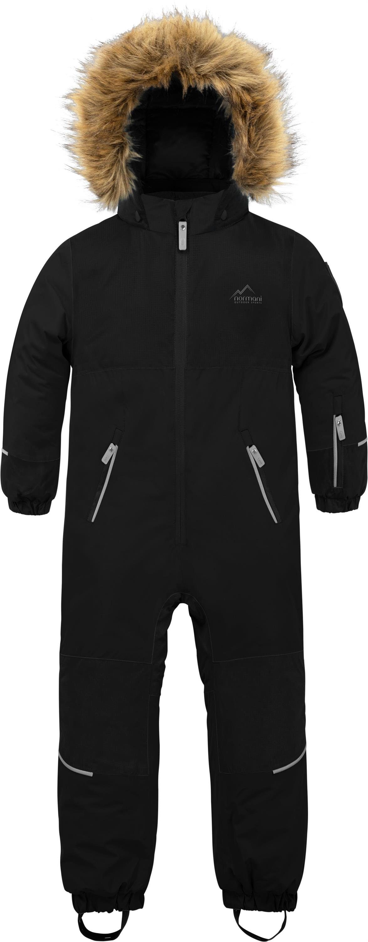 normani Schneeoverall Kinder Winter Overall Kular Kinder Winteranzug - Wasserdichter gefütterter Regenoverall