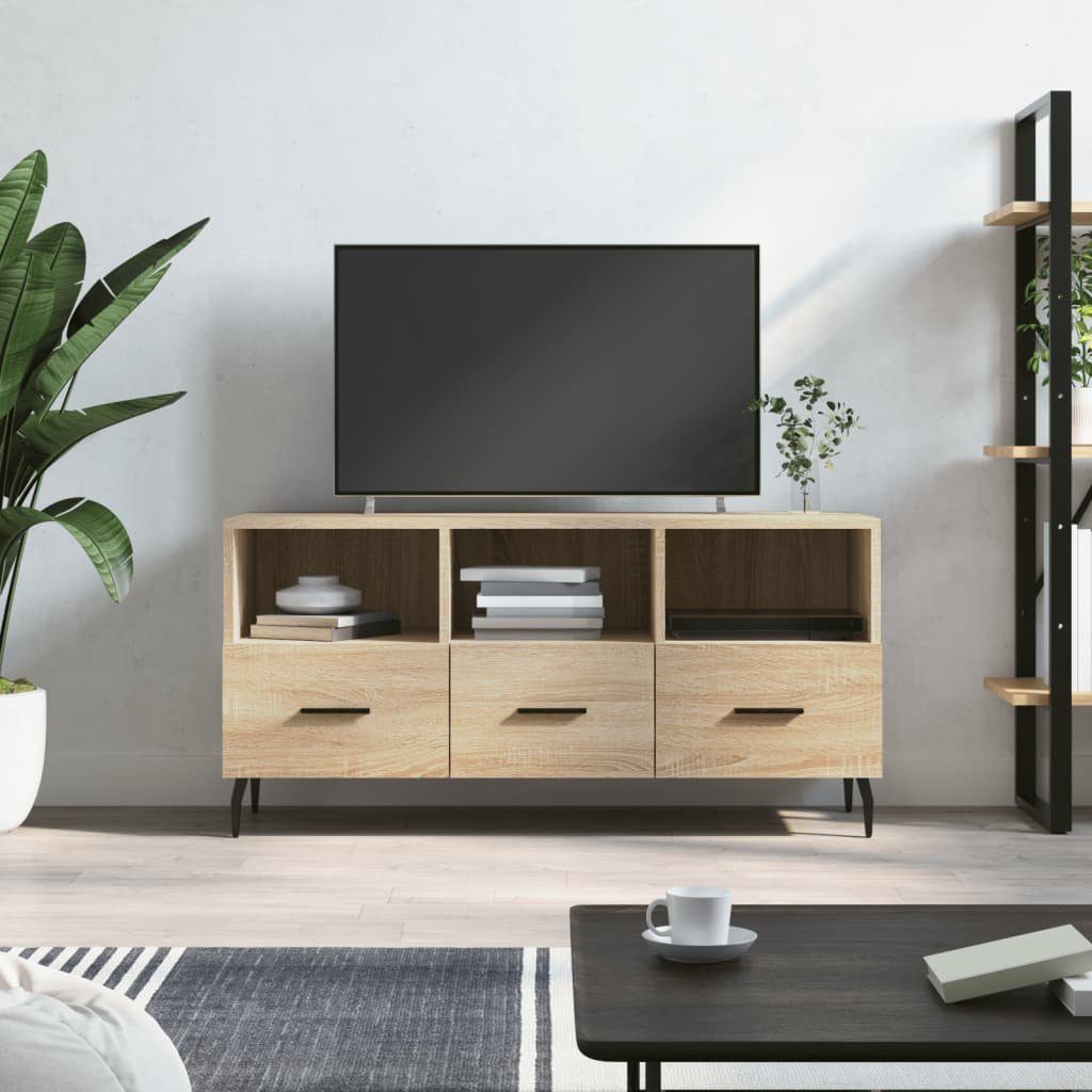 furnicato cm 102x36x50 Holzwerkstoff TV-Schrank Sonoma-Eiche
