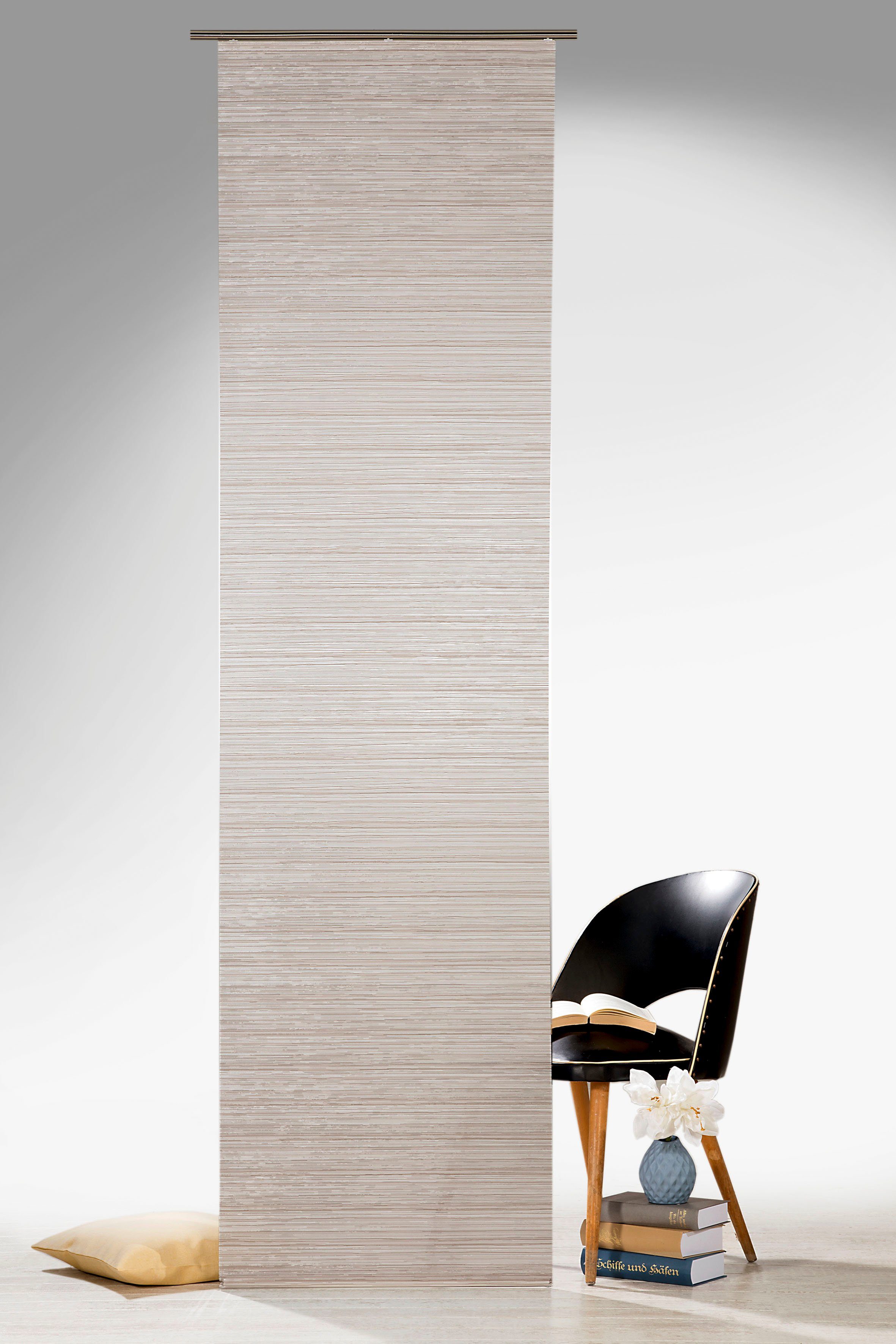 Weckbrodt Schiebegardine Antoni (1 St), Paneelwagen, halbtransparent, Raumt günstig online kaufen