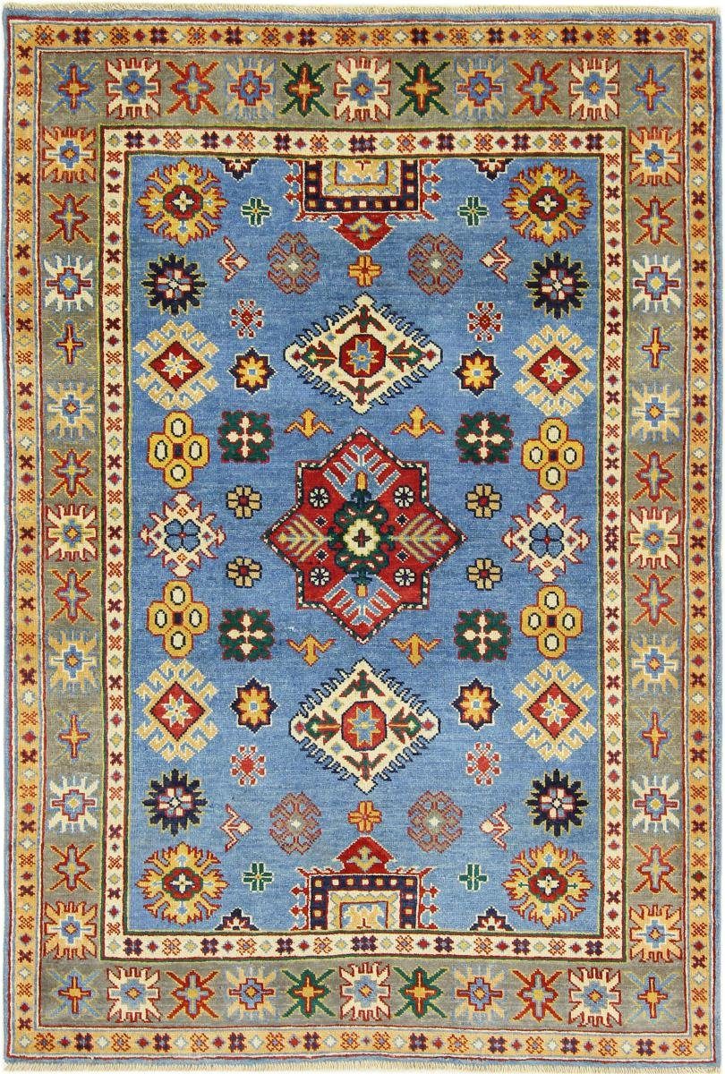 Orientteppich Kazak 122x181 Handgeknüpfter Orientteppich, Nain Trading, rechteckig, Höhe: 5 mm