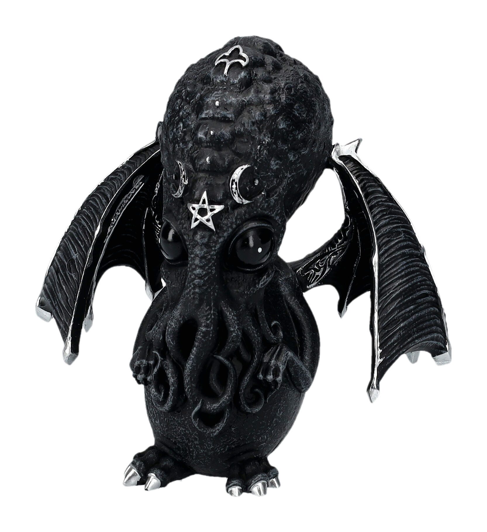 Figuren Shop GmbH Fantasy-Figur Culthulhu Figur mit magischen Symbolen - Fantasy Gothic schwarz
