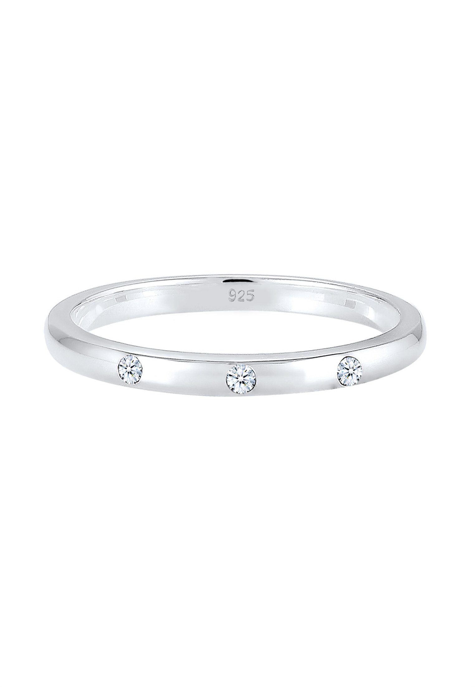 Elli DIAMONDS Verlobungsring Bandring Diamant (0.045 günstig online kaufen
