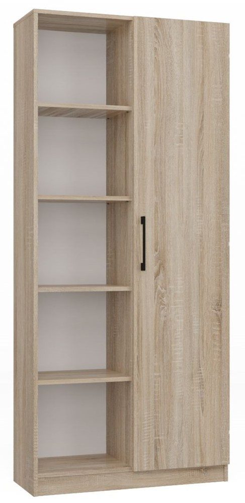 Raumhirsch Furniture Bücherregal Regal, Standregal, Bücherregal mit 10 Fächern, Maße 80 x 30 x 182 cm, 10 Fächer, Viel Stauraum, Modernes Design, Stabile Konstruktion