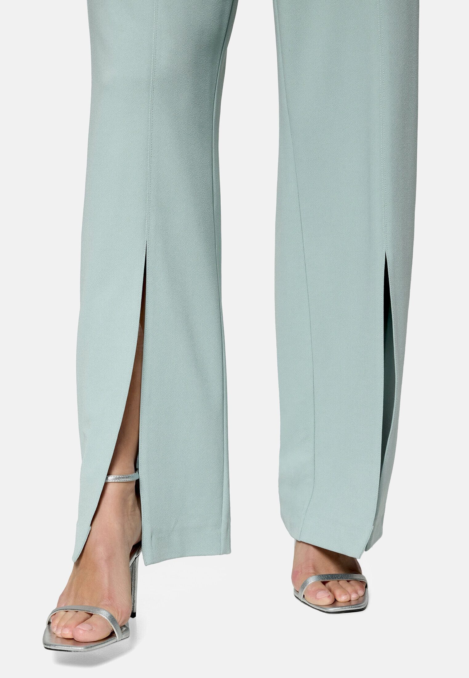 Zero Stoffhose Damen mit Schlitz vorn Schlitze