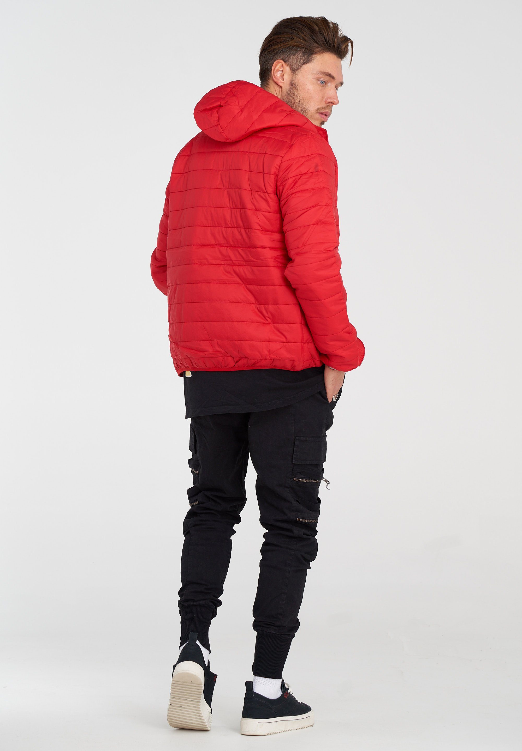 behype Steppjacke JANNOS mit wärmender Kapuze