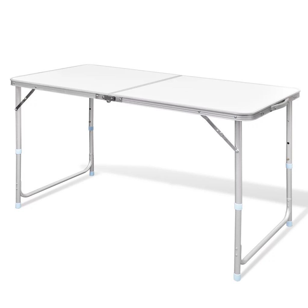 Campingtisch Campingtisch zusammenklappbar höhenverstellbar Aluminium 120 x 60 cm