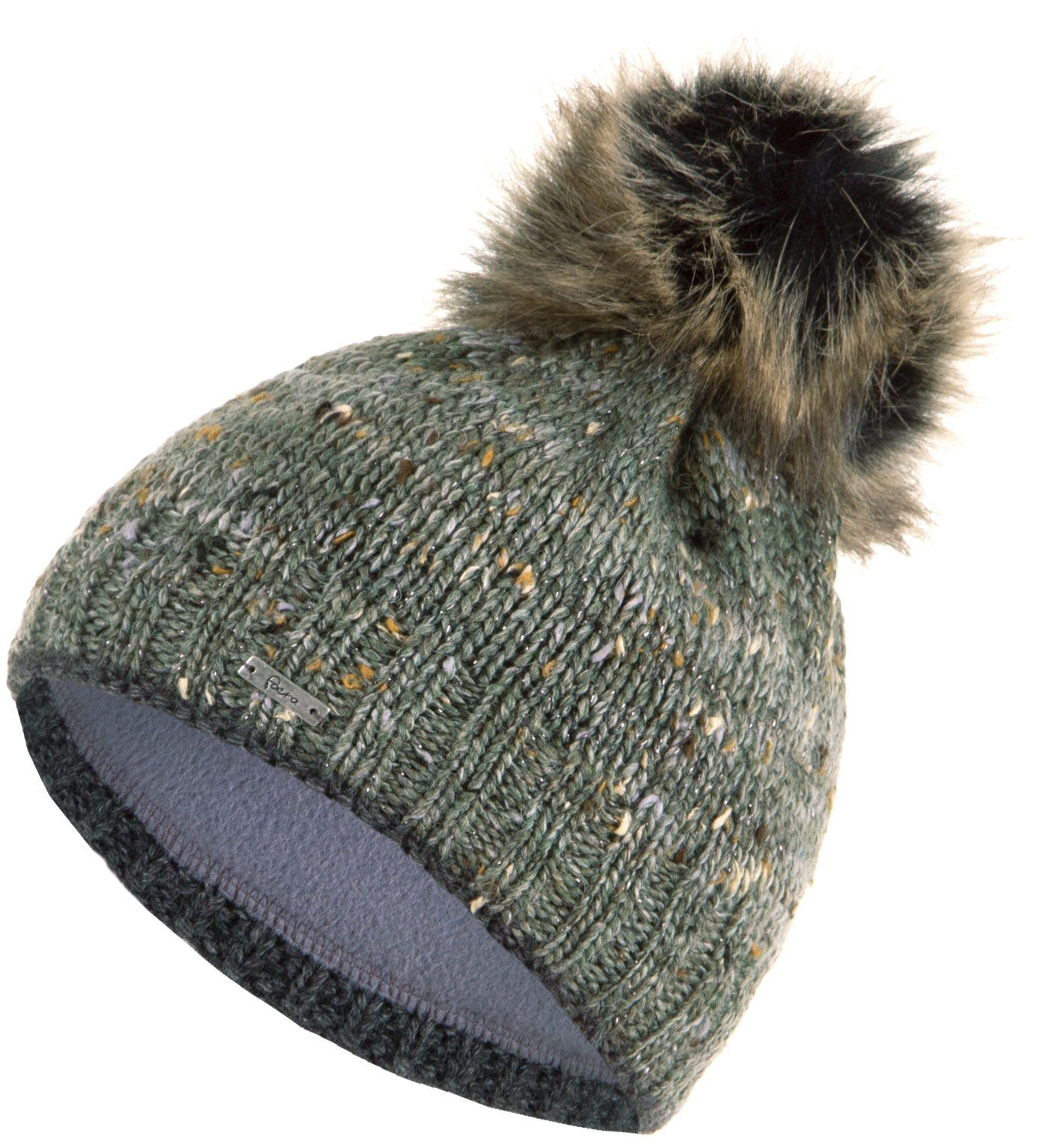 Faera Bommelmütze Wintermütze Damen Herren Mütze Beanie Haube gefüttert Bommelmütze 15 Warm gefütterte Bommelmütze für Winter und Weihnachten