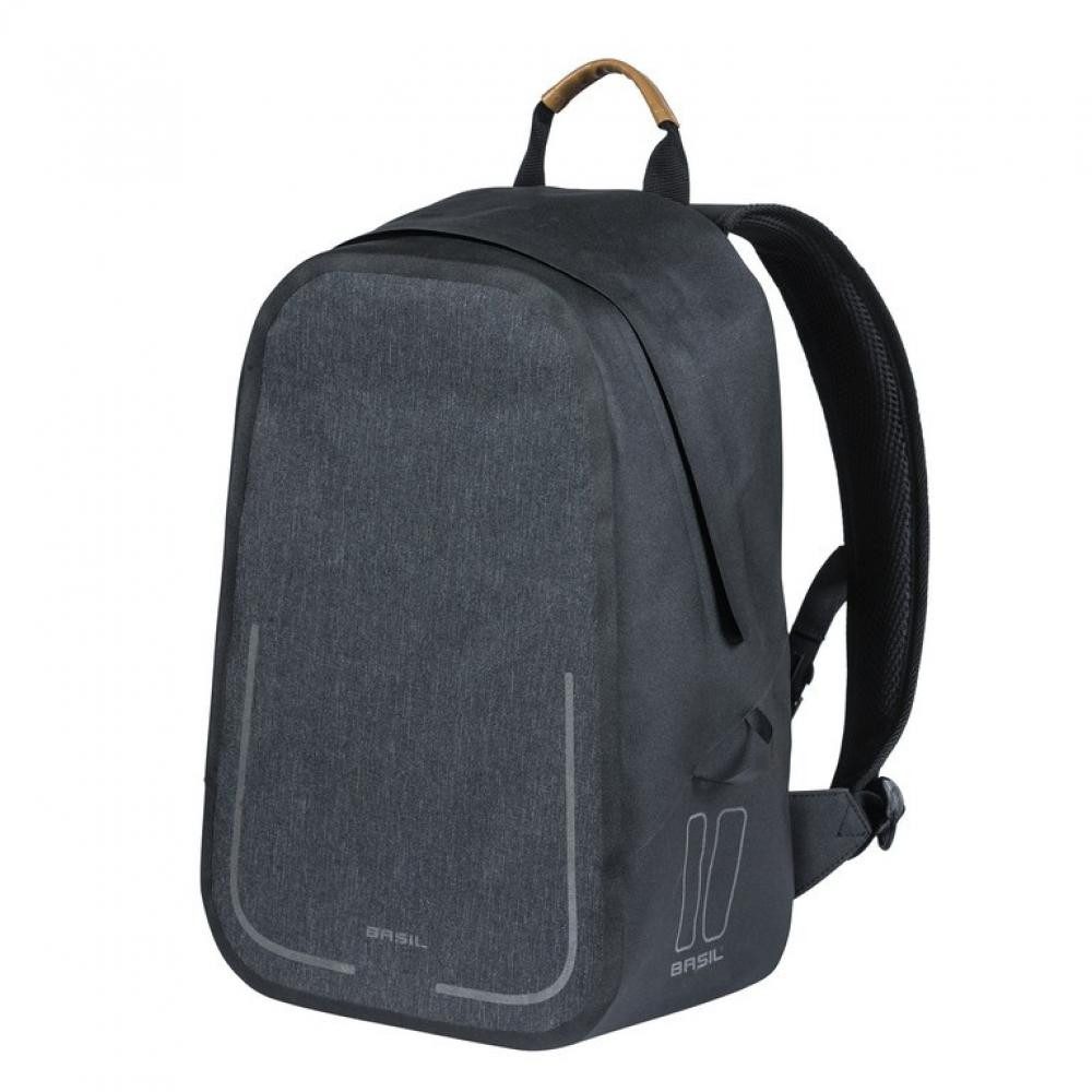 Basil Fahrradtasche Basil Fahrradrucksack Urban Dry charcoal melee 18l 33x19x50