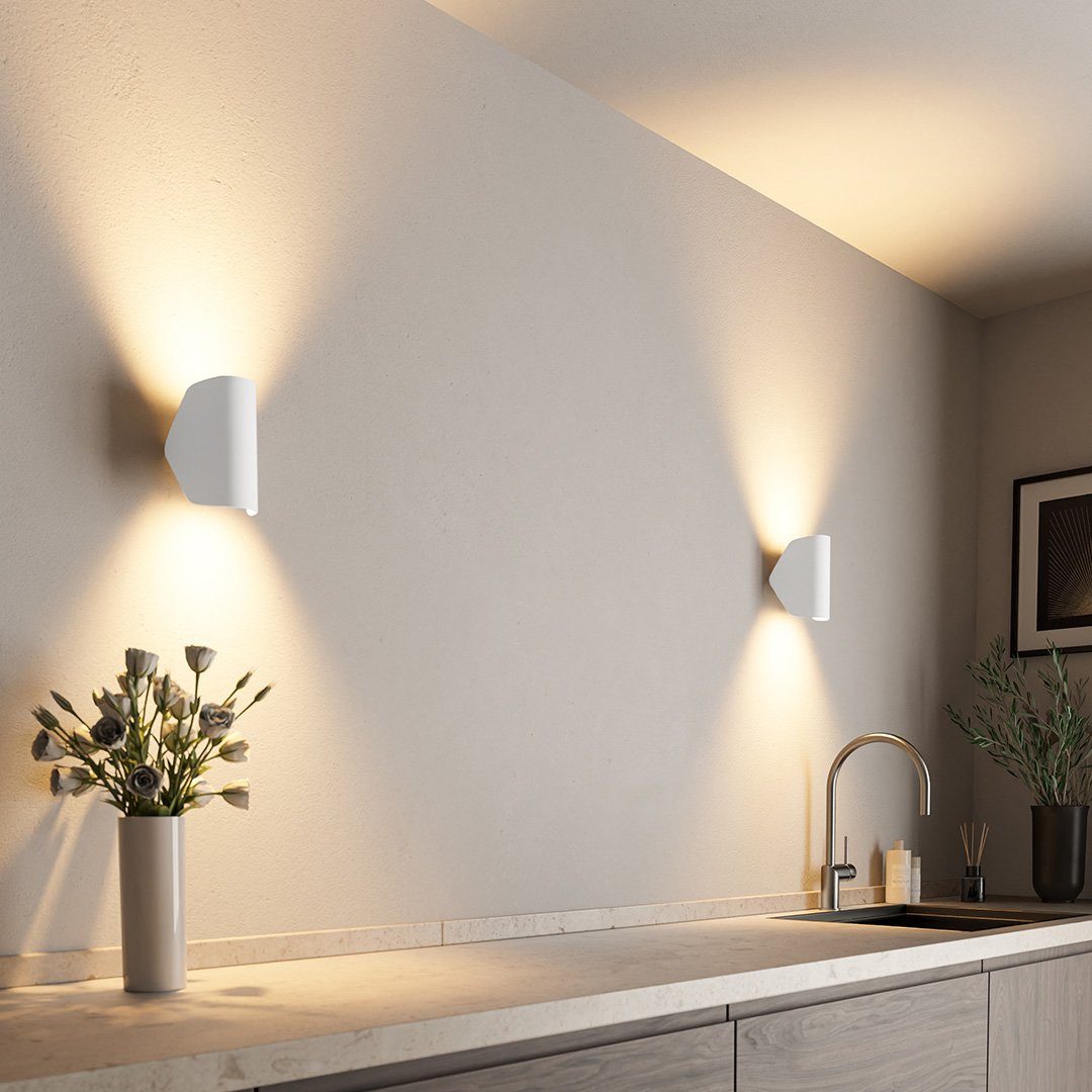 LED Wandleuchte POLARIS Weiß
