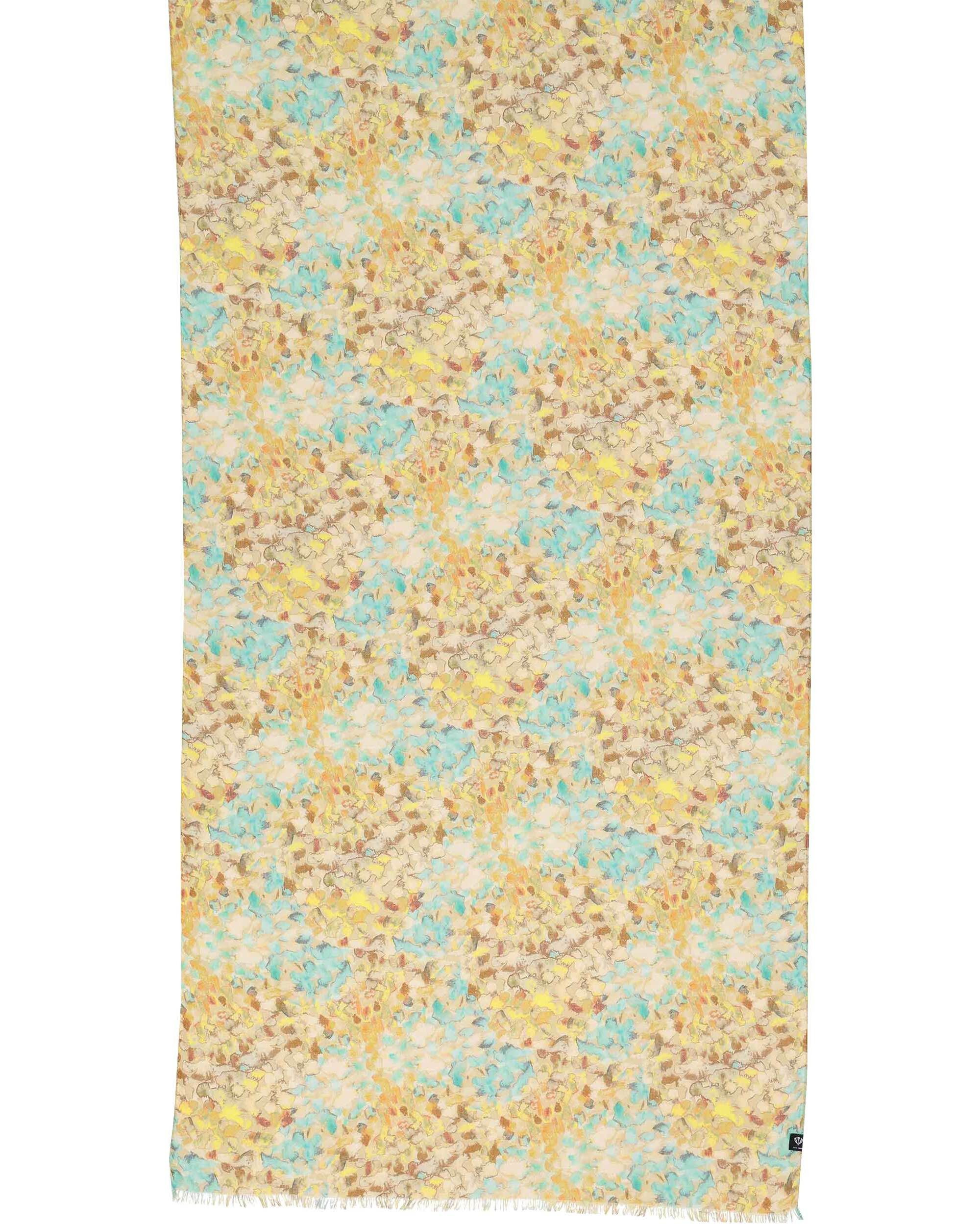 Fraas Modeschal Sustainability Edition - Schal mit Blüten im Aquarell-Design, (keine)