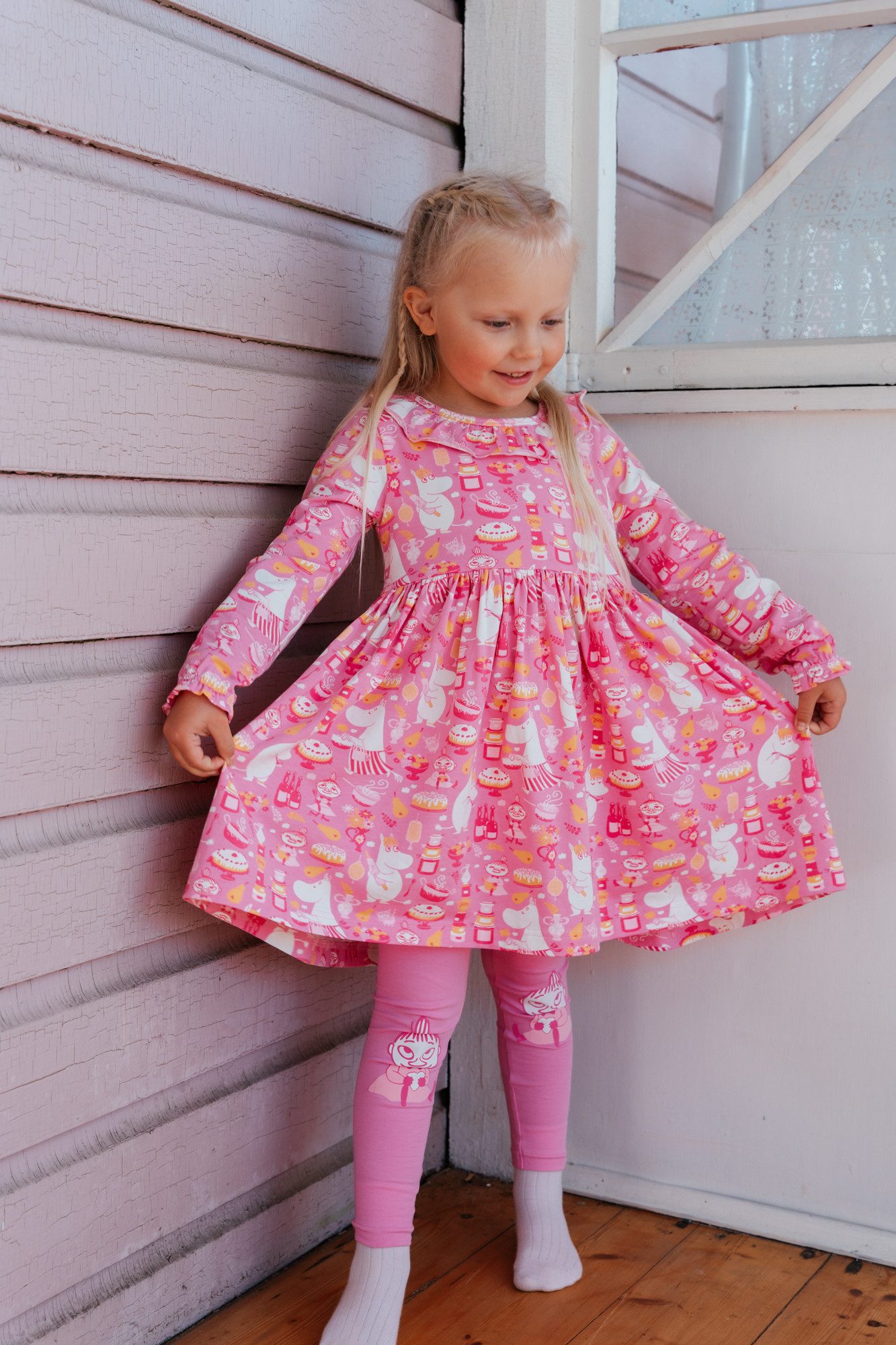 Moomin by Martinex Leggings Moomin by Martinex Leggings Rosa Little-My Motiv © Moomin Characters