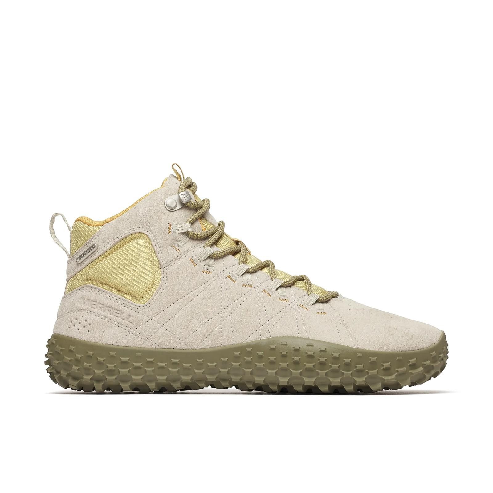 Merrell Wrapt Mid WP (Minimal-Laufschuhe, Leder, wasserdicht) basalt grau Sneaker