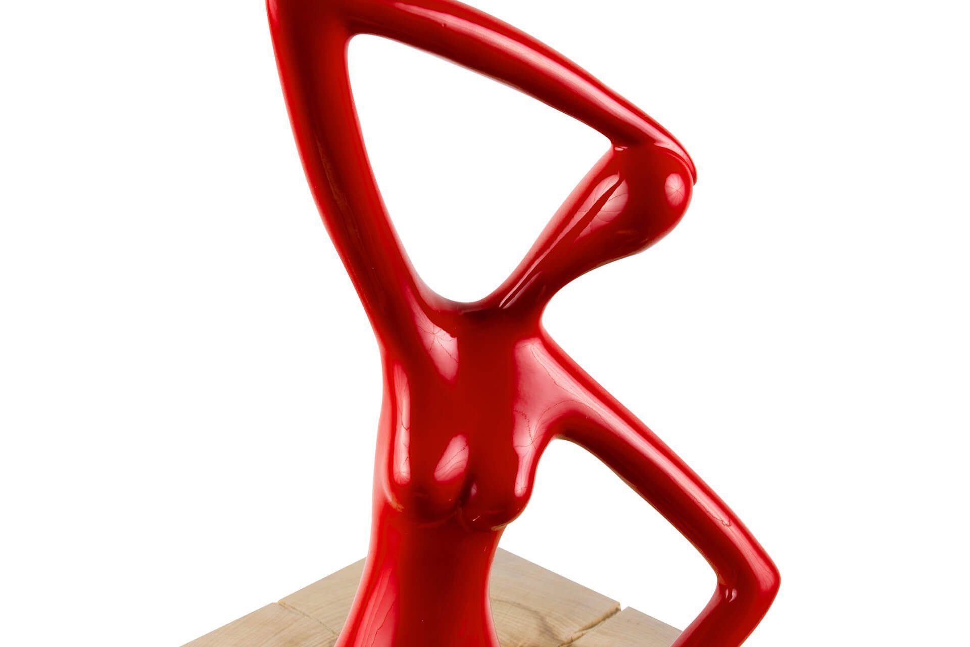 cm, 25x28x13 Schneidersitz handgefertigte Dekofigur Im Kunststein KUNSTLOFT Figur aus